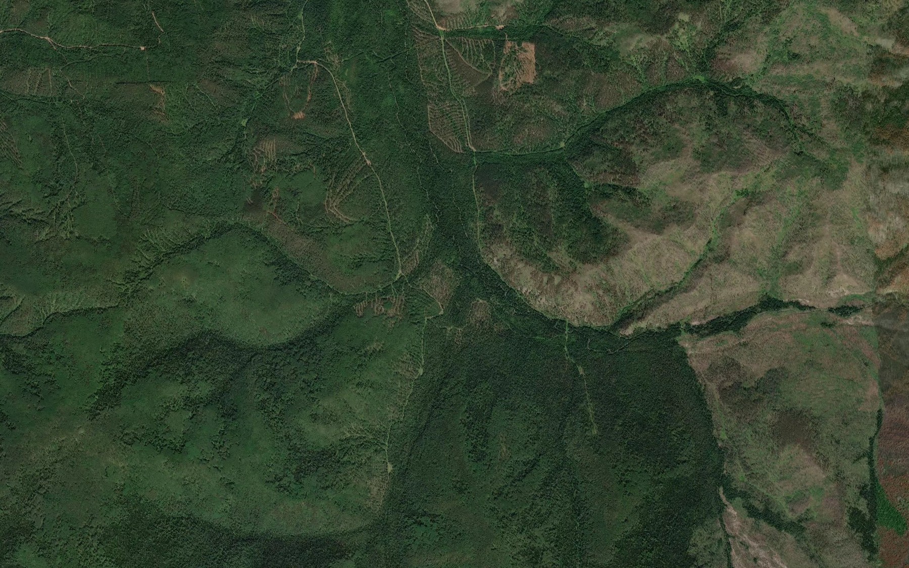 Satellite map of the Bratskiy