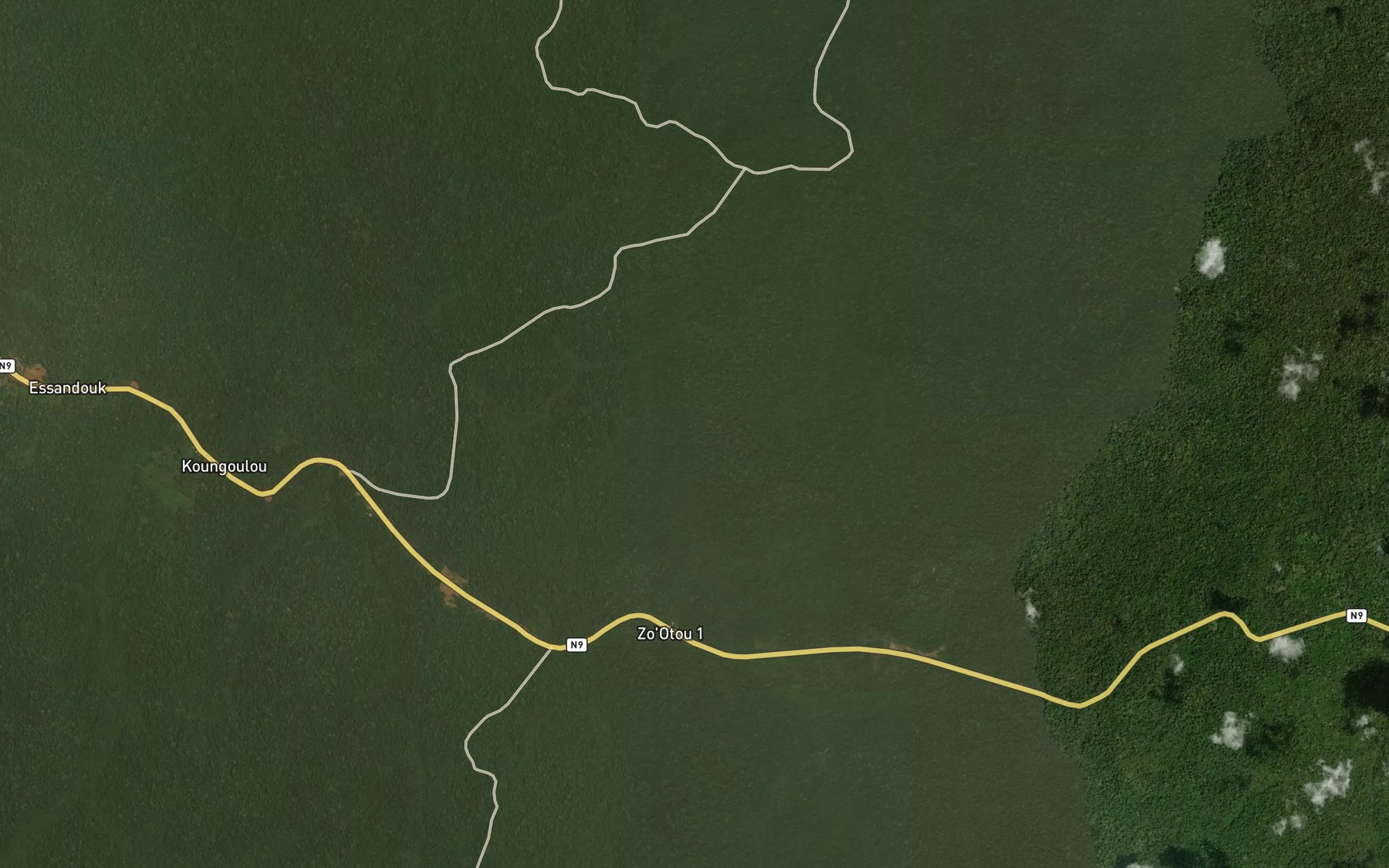 Satellite map of the Memvyan