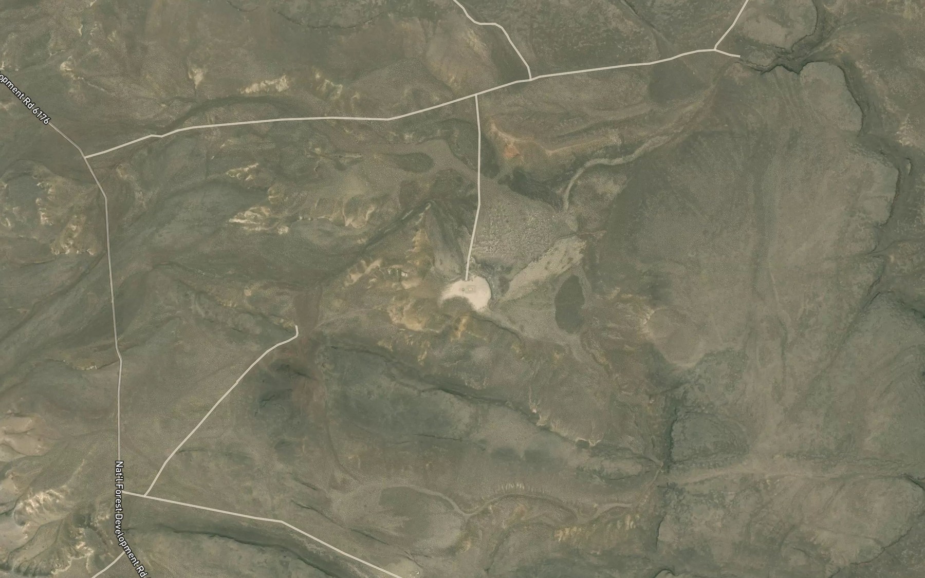 Satellite map of the Surveyors Lake