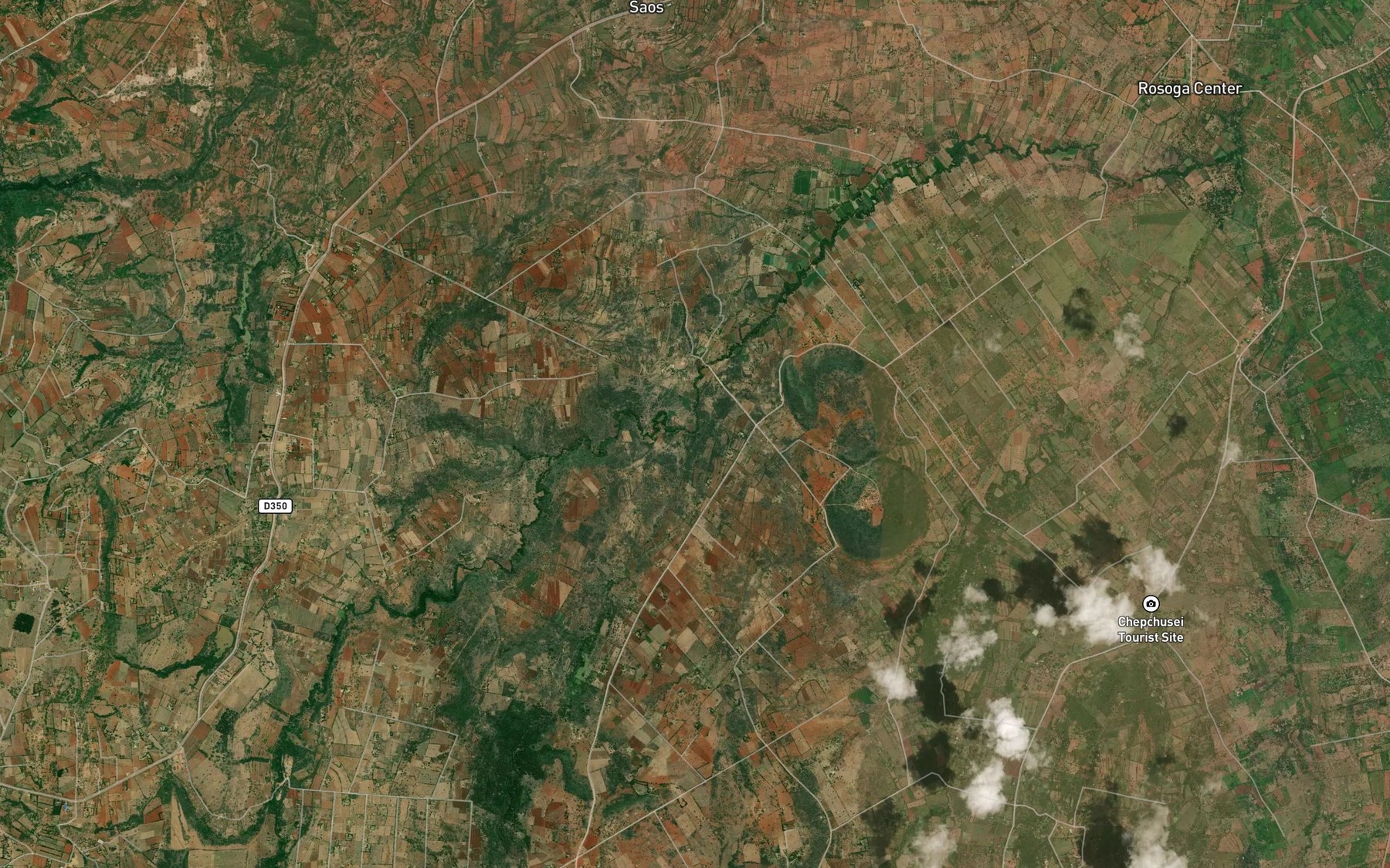 Satellite map of the Narasura