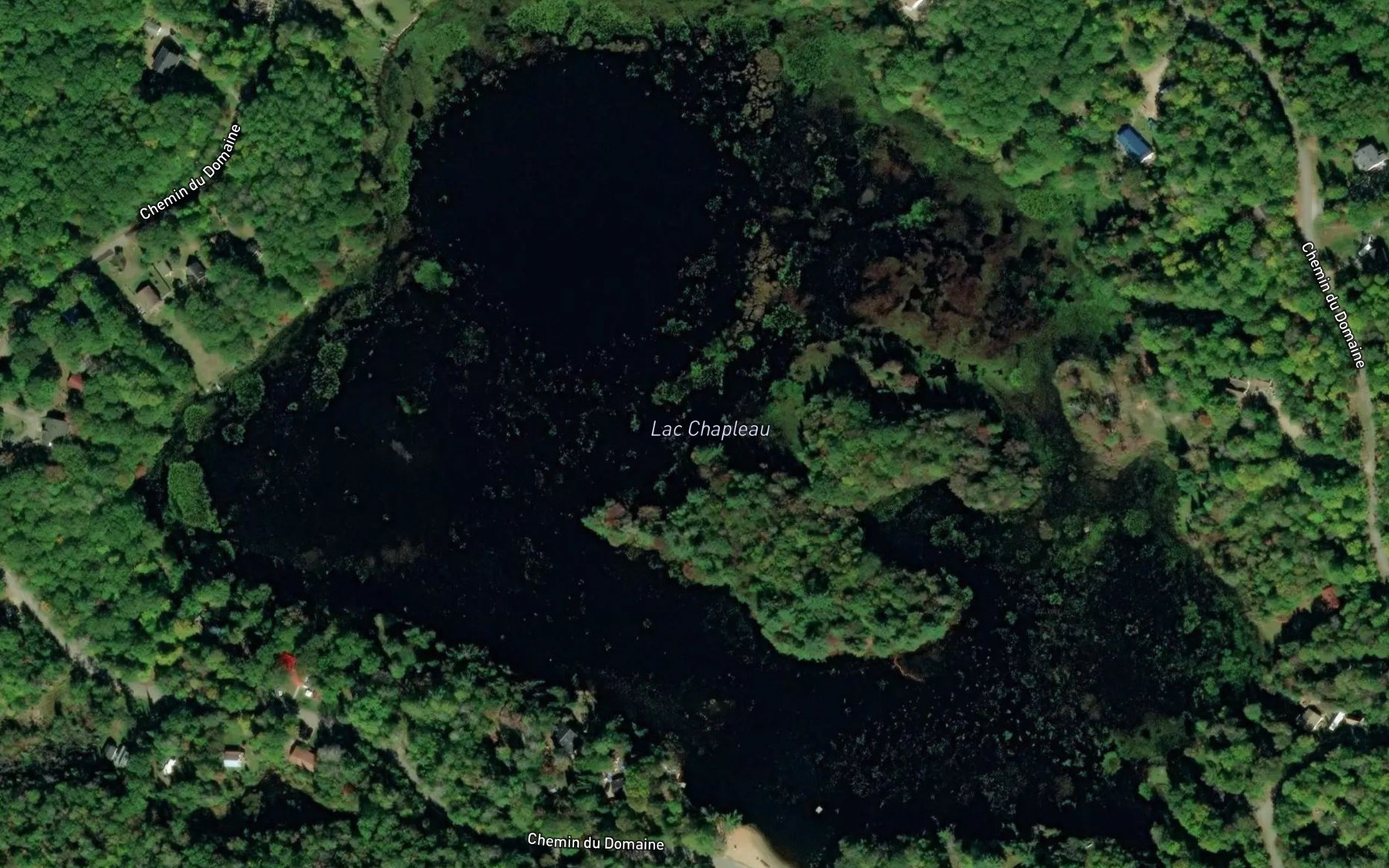 Satellite map of the Lac Chapleau