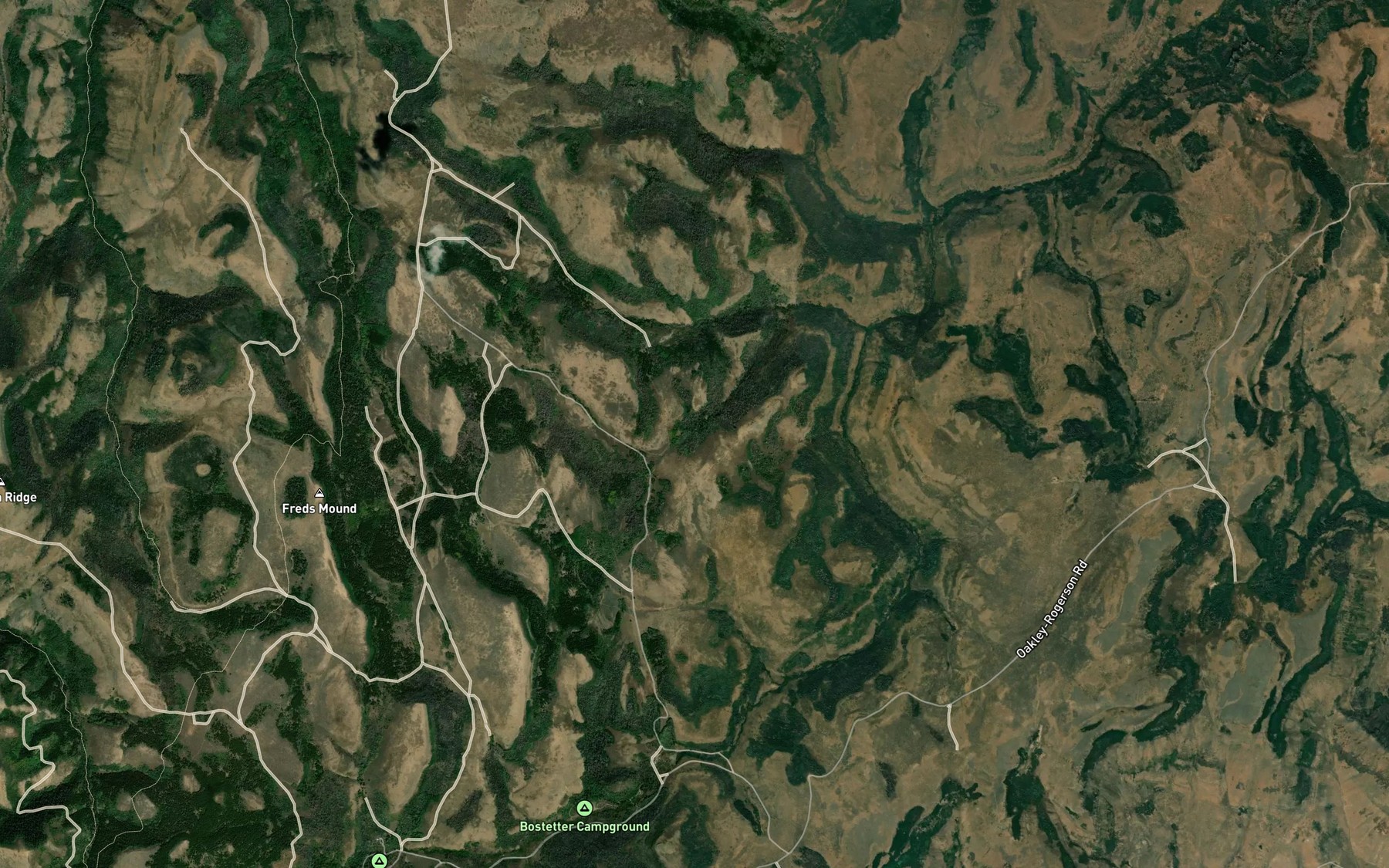 Satellite map of the Cabin Spring Number Two