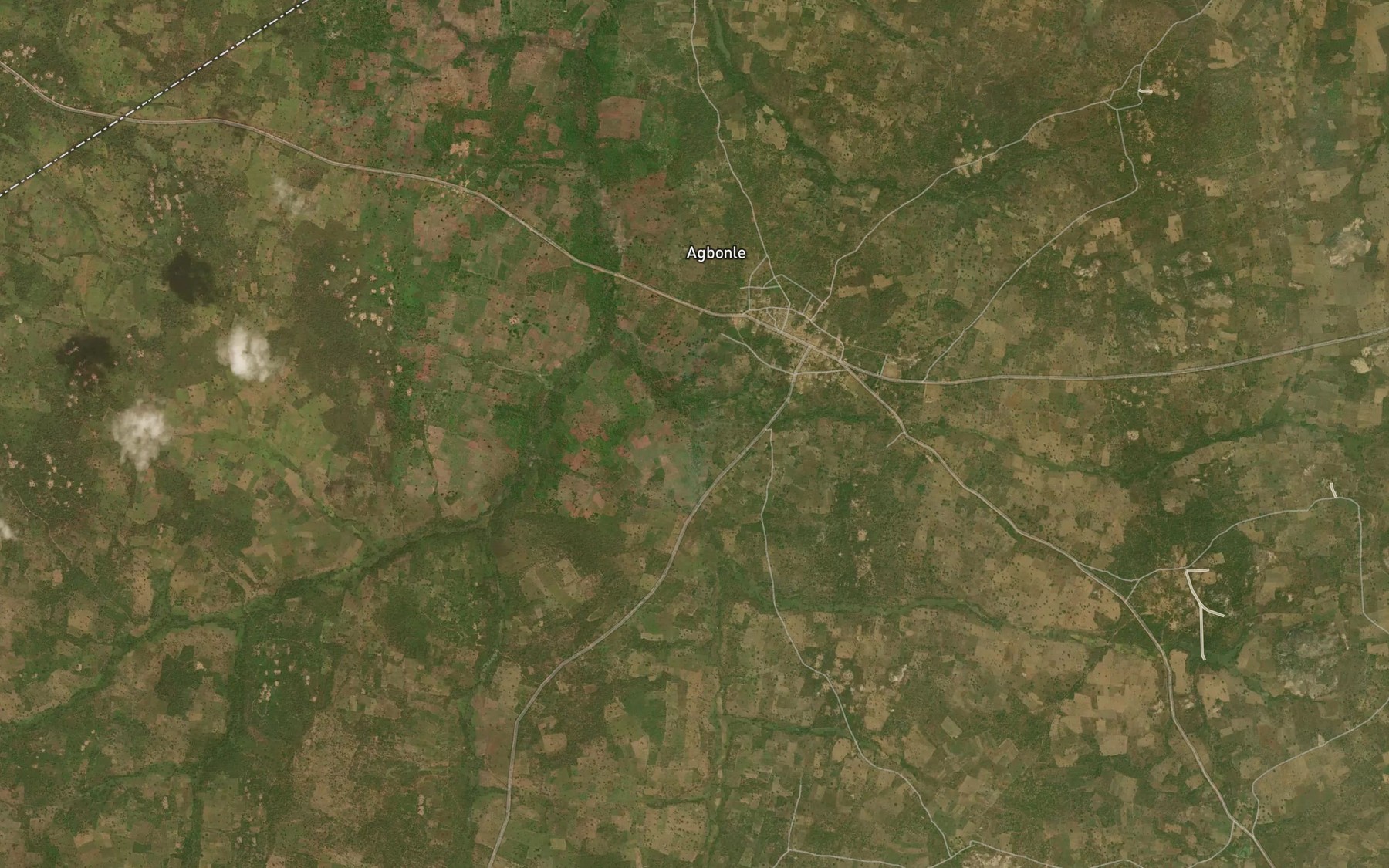 Satellite map of the River Janro