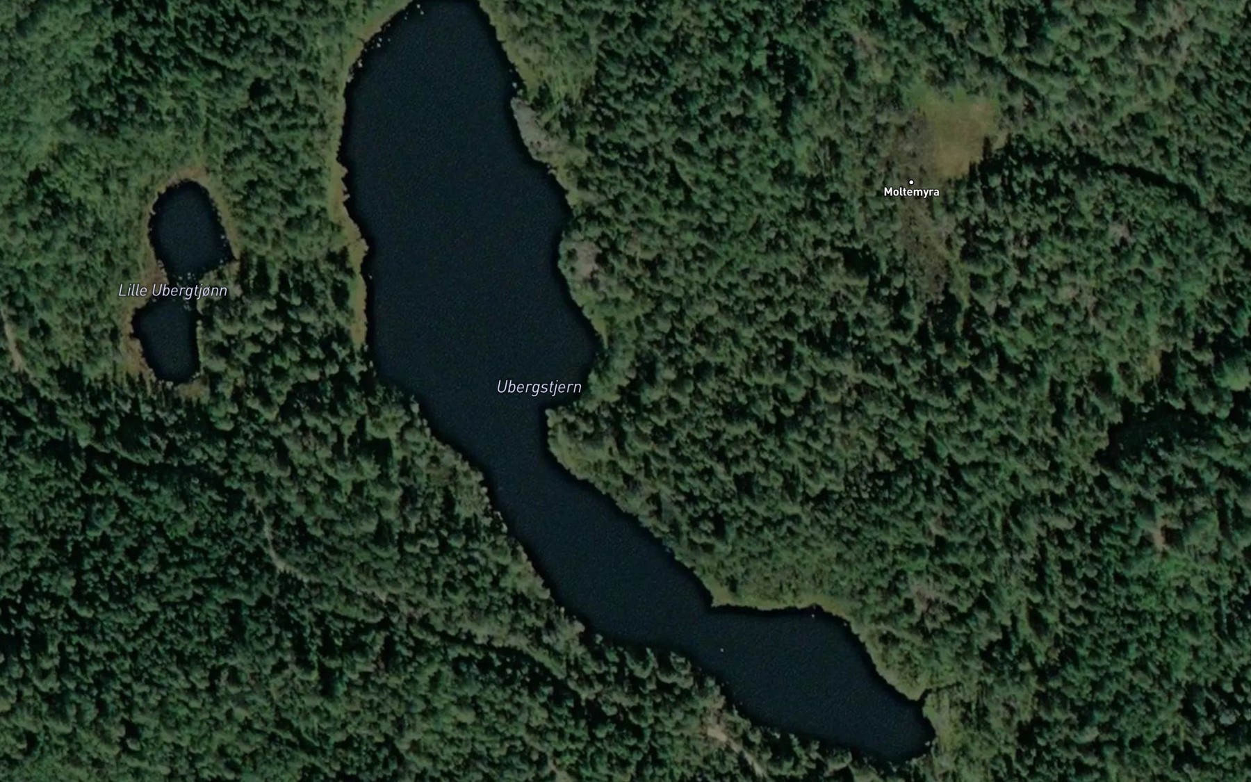 Satellite map of the Ubergstjern