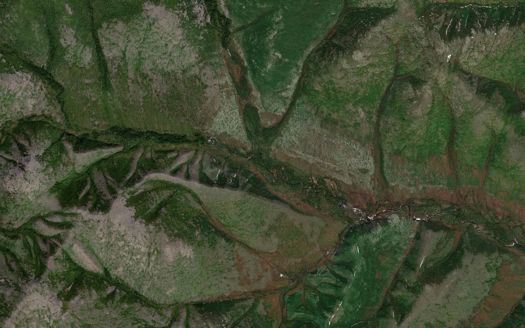 Satellite map of the Levyy Chan