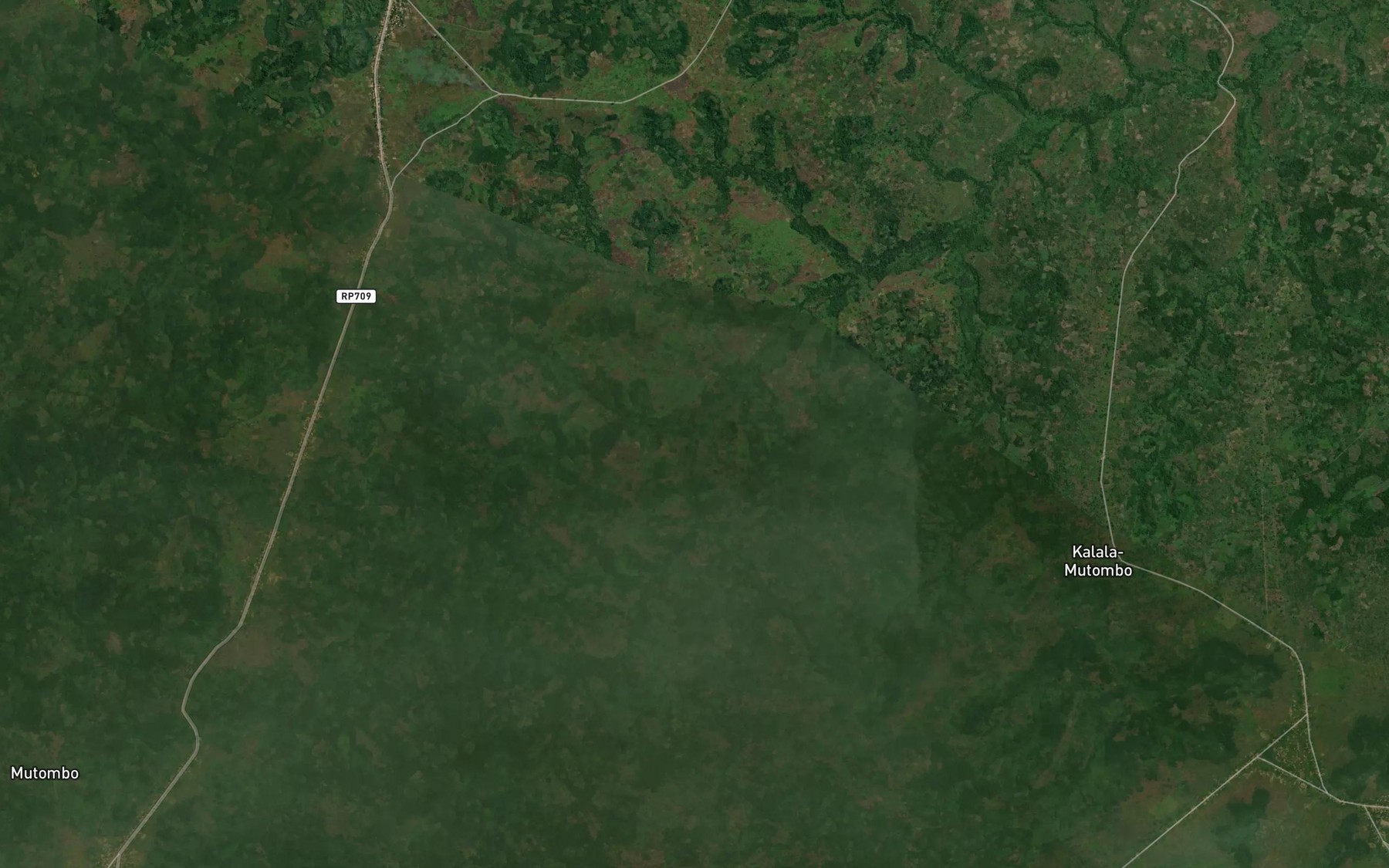 Satellite map of the Mbuyi