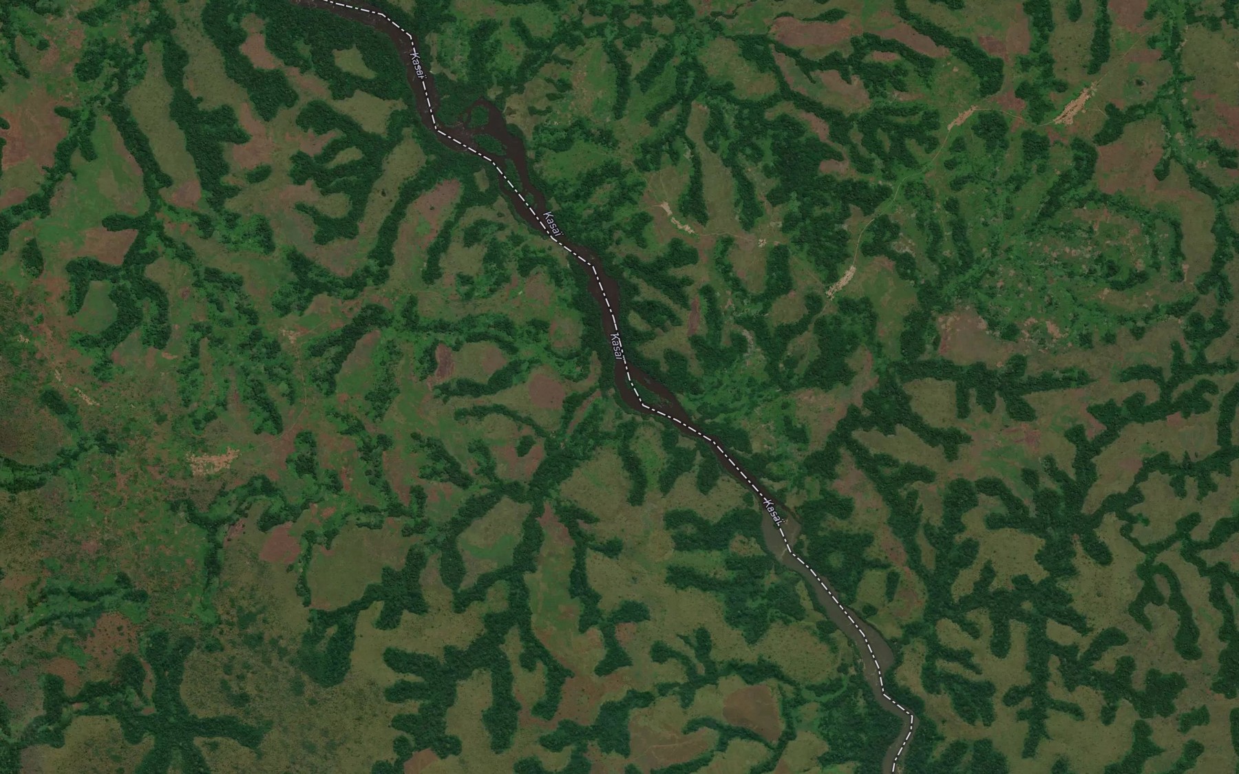 Satellite map of the Masambe