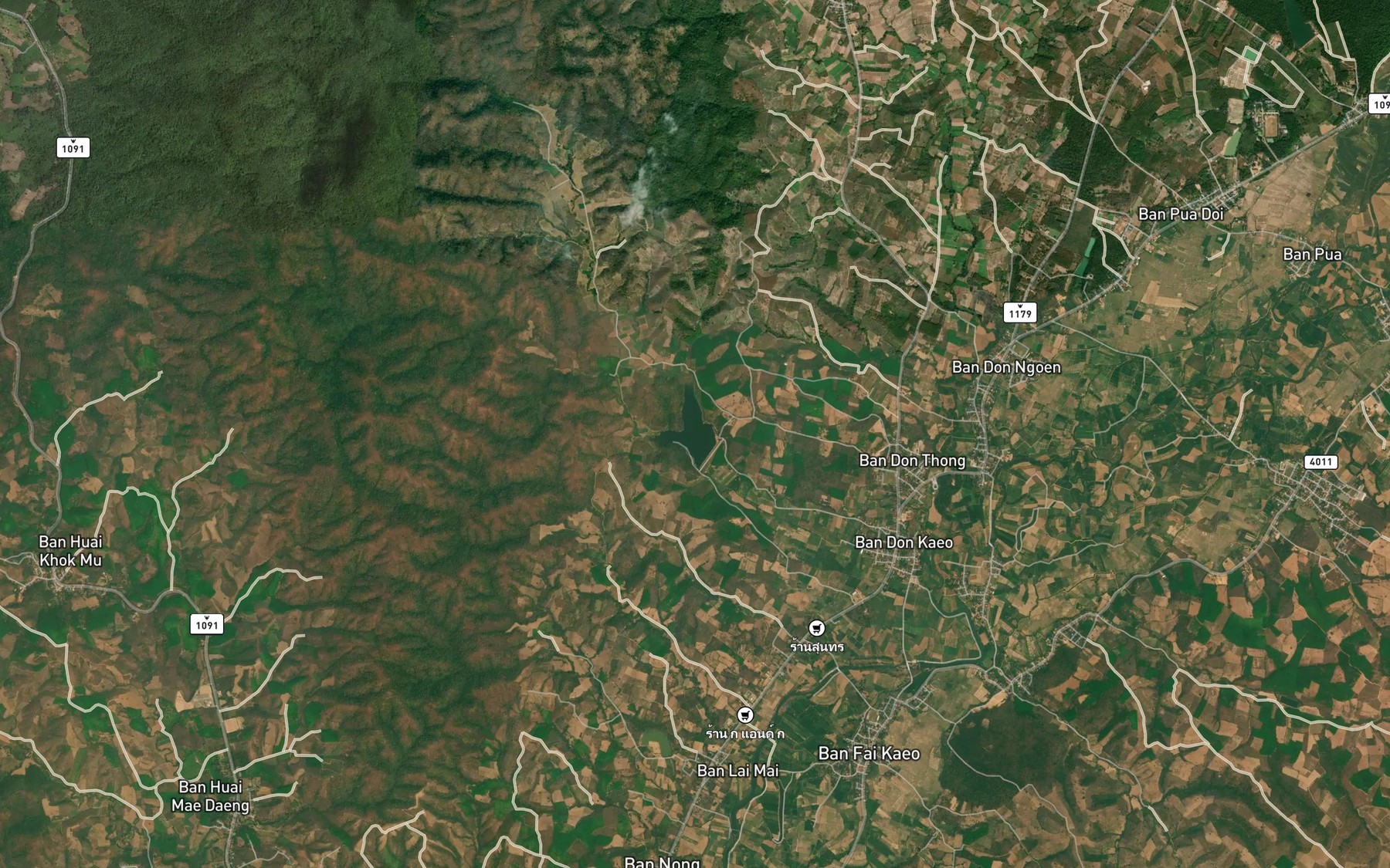 Satellite map of the Ang Kep Nam Huai Kae
