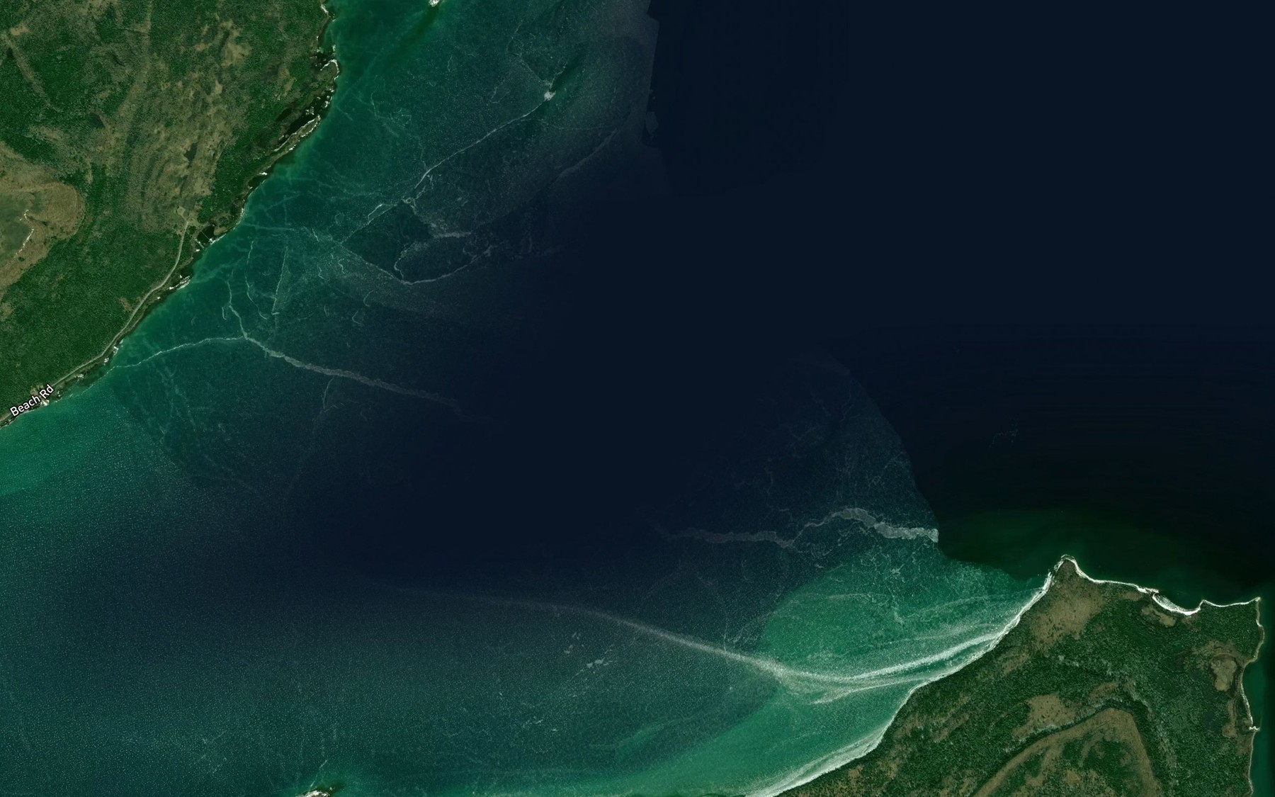 Satellite map of the Smith Bay