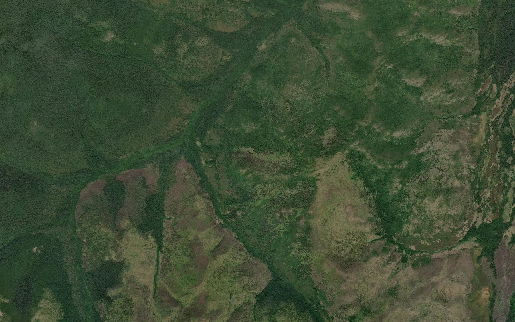 Satellite map of the Irka