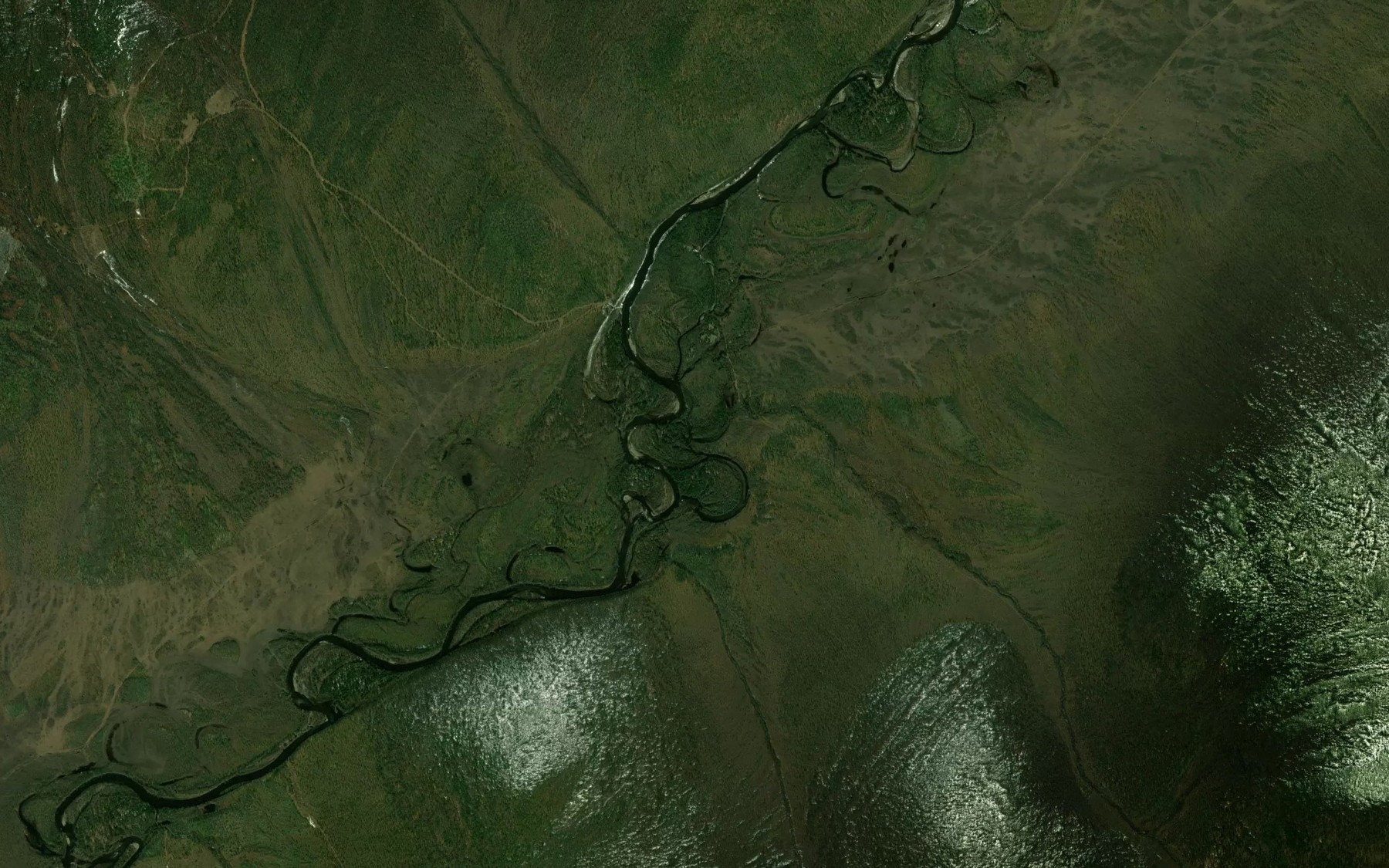 Satellite map of the Tal'nikovyy