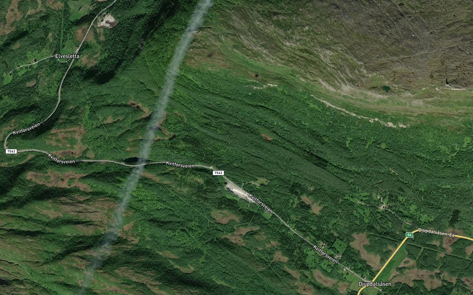 Satellite map of the Rundhaugbekken
