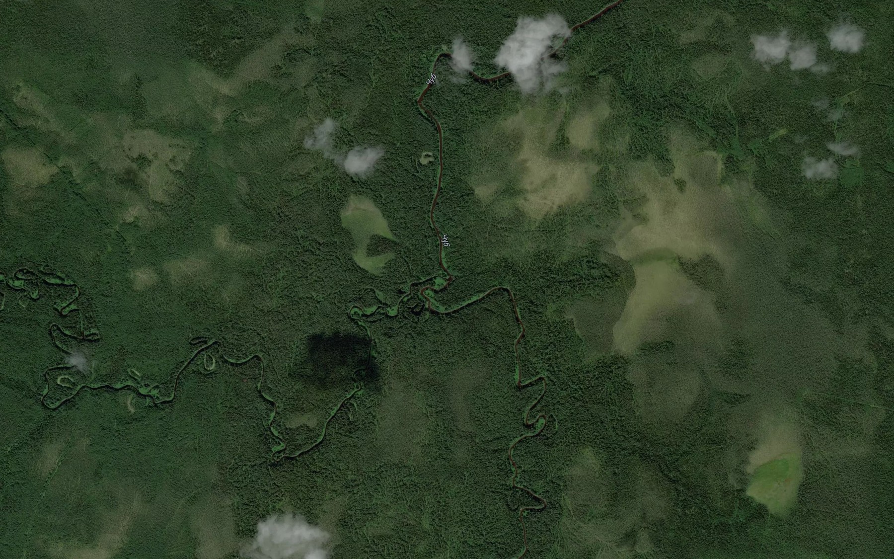 Satellite map of the Sarvozh