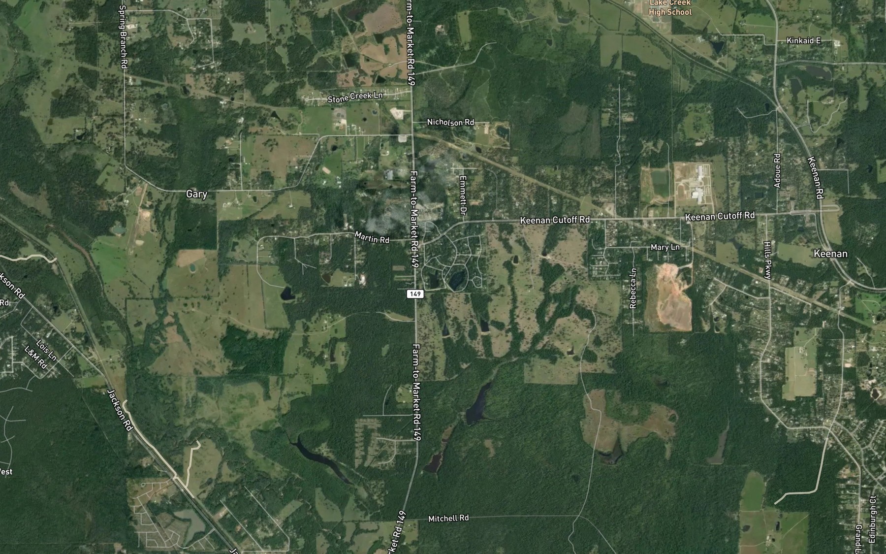 Satellite map of the Old Lake 177