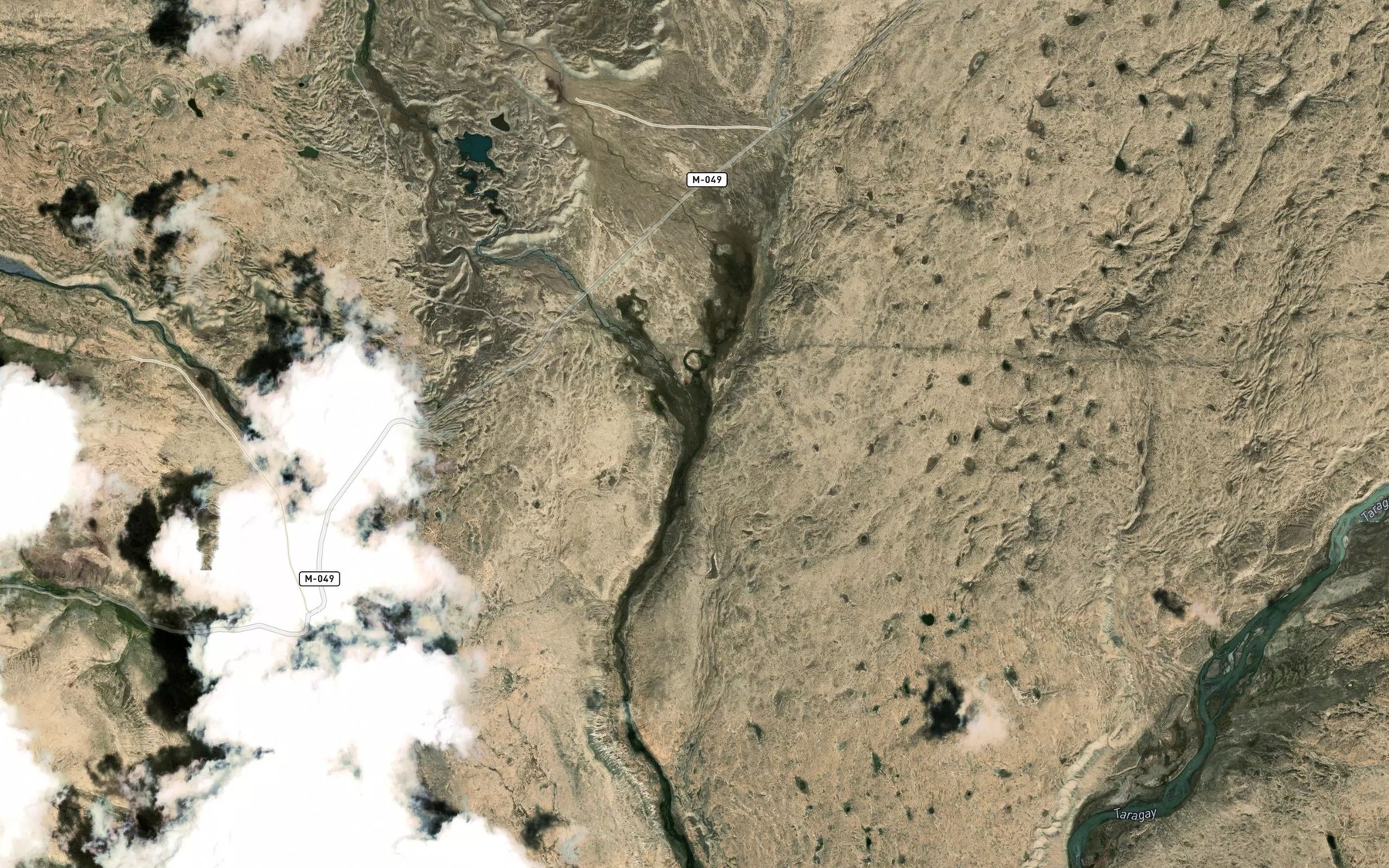 Satellite map of the Sarytor