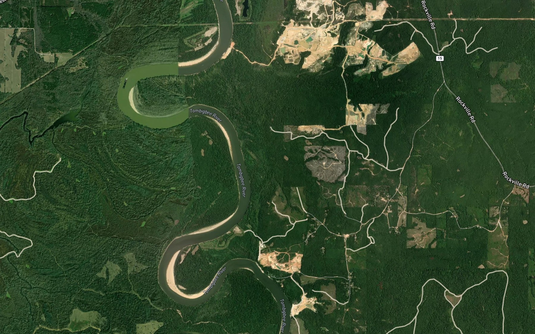 Satellite map of the Salt Creek