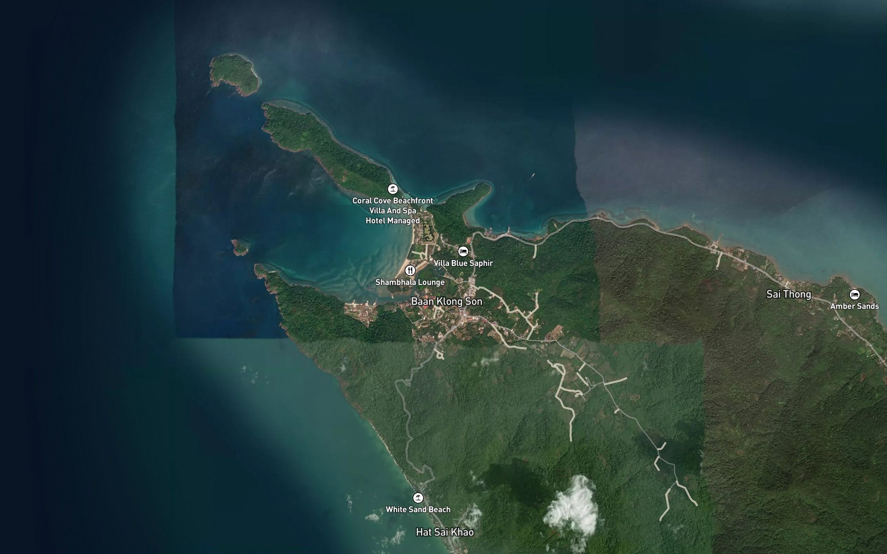 Satellite map of the Khlong Son