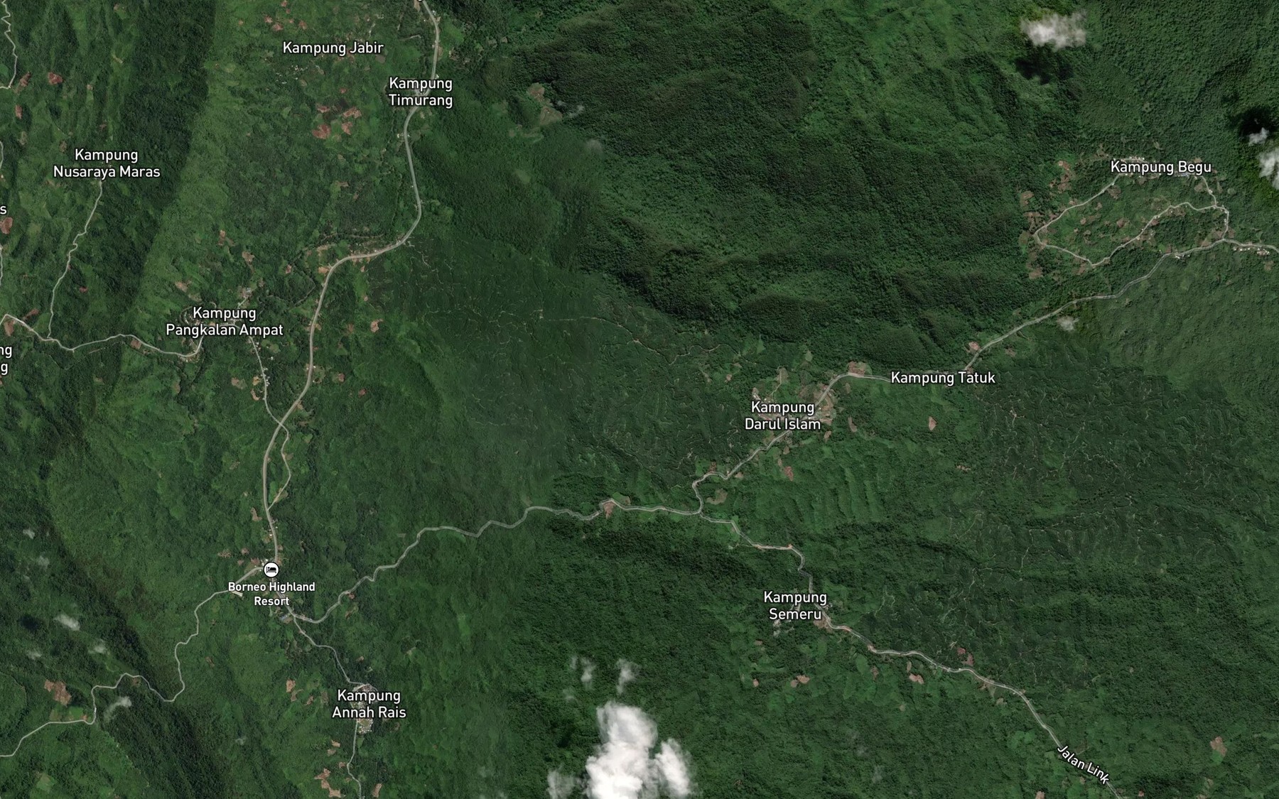 Satellite map of the Sungai Tingun