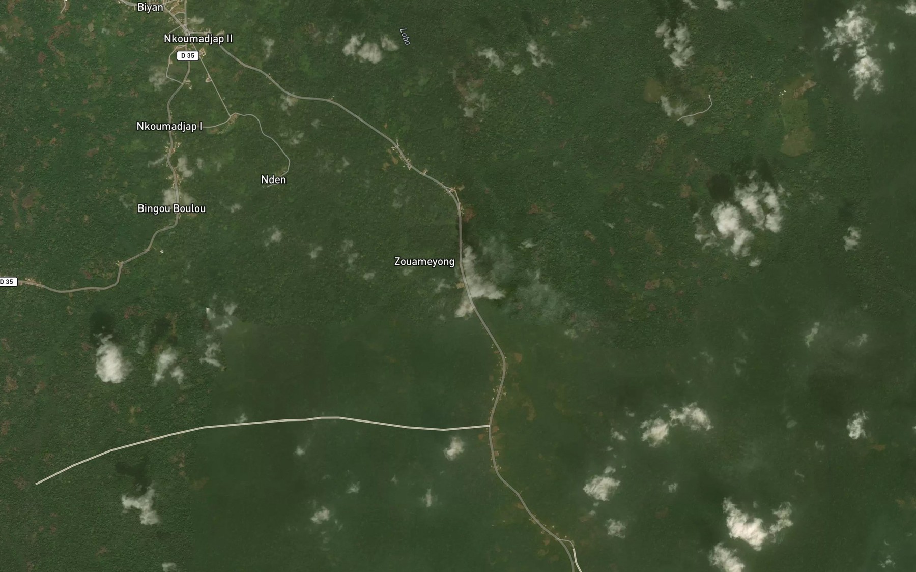 Satellite map of the Mezosou
