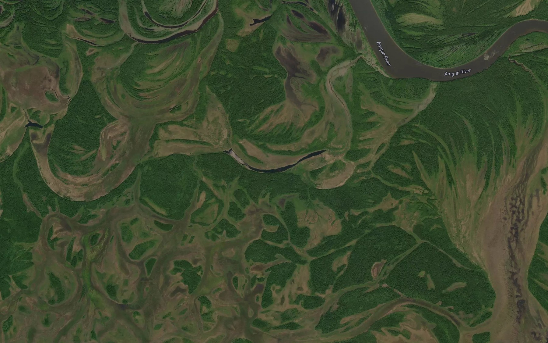 Satellite map of the Ozero Uzkoye