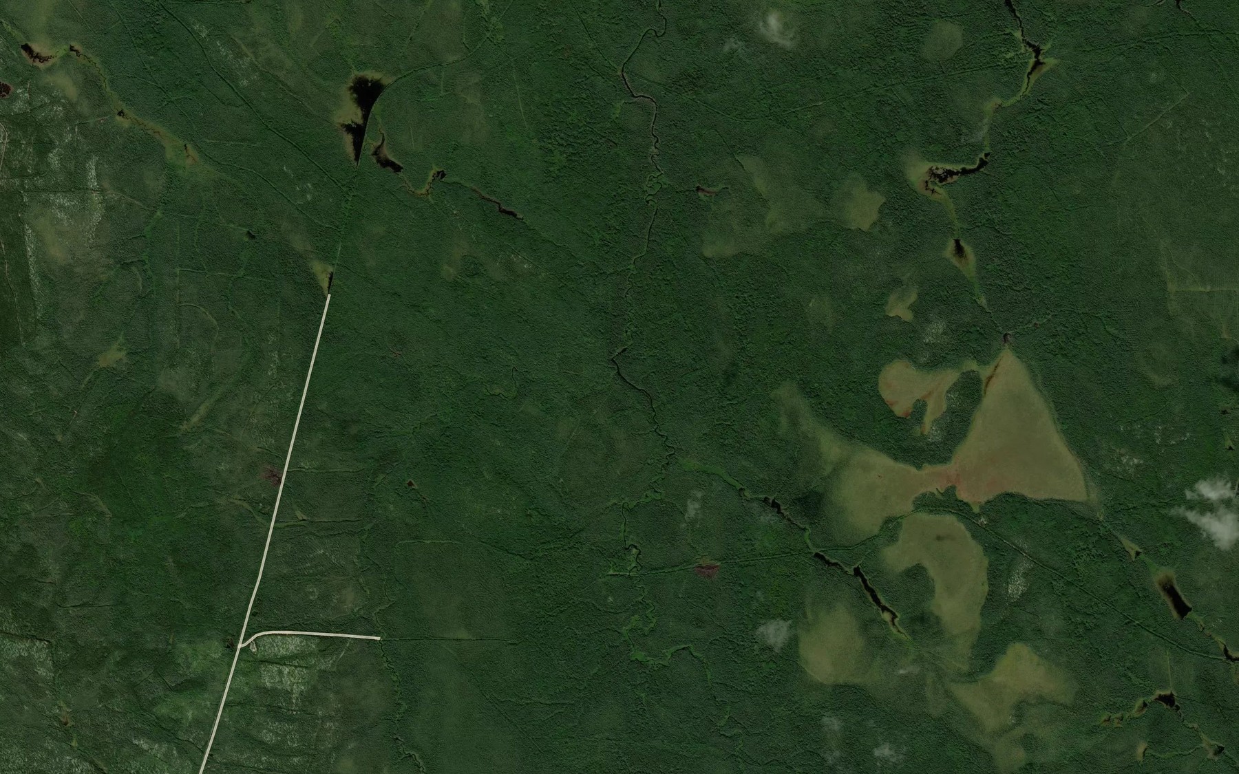 Satellite map of the Hepburn Creek