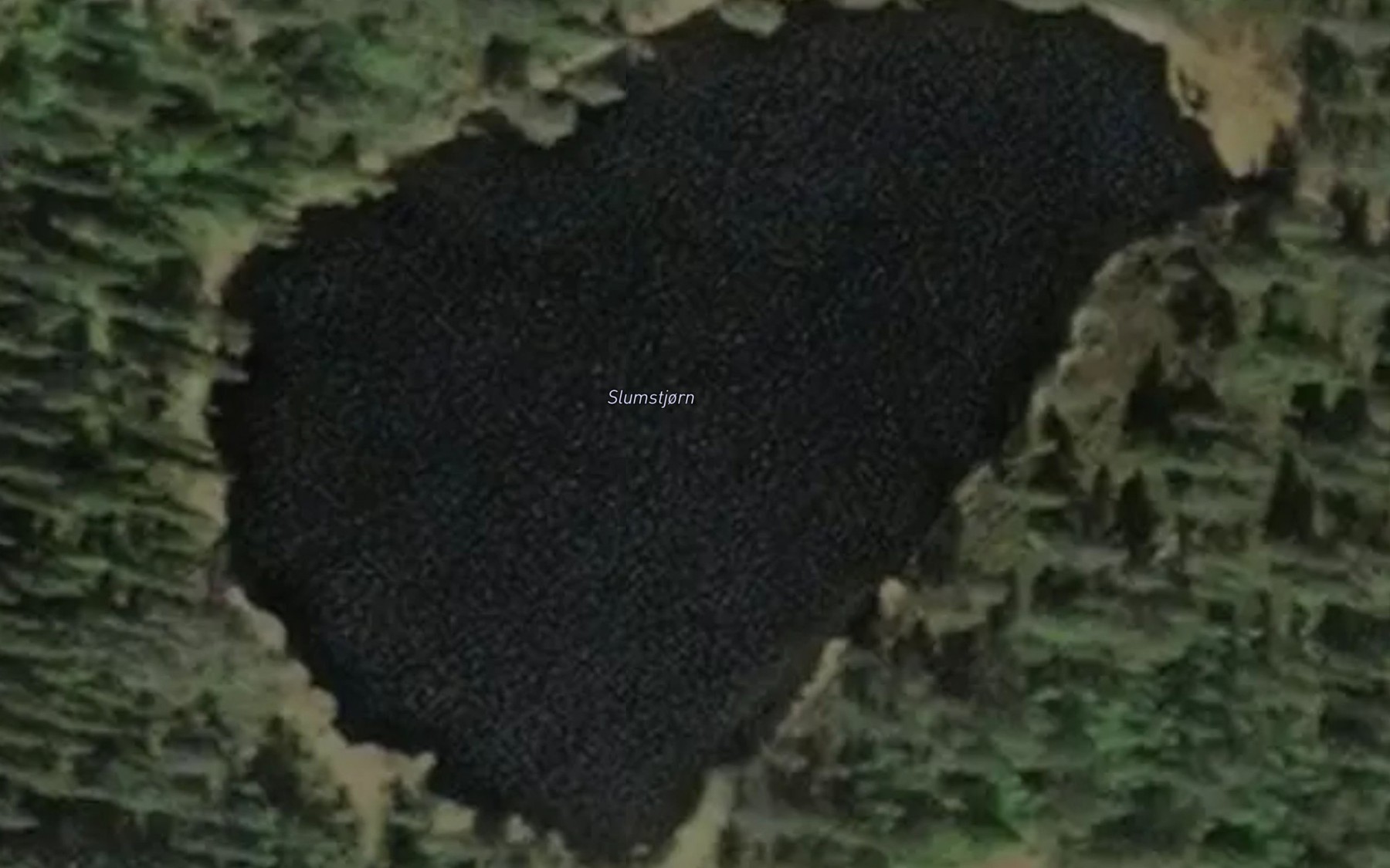 Satellite map of the Slumstjonn
