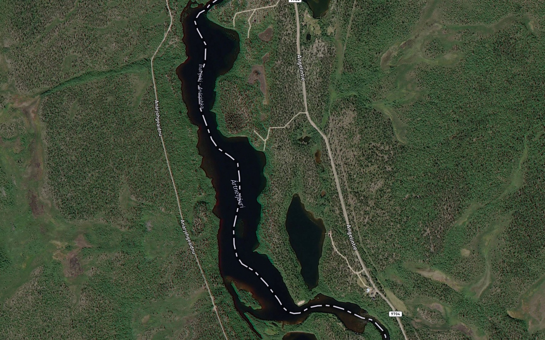Satellite map of the Artnetjavri