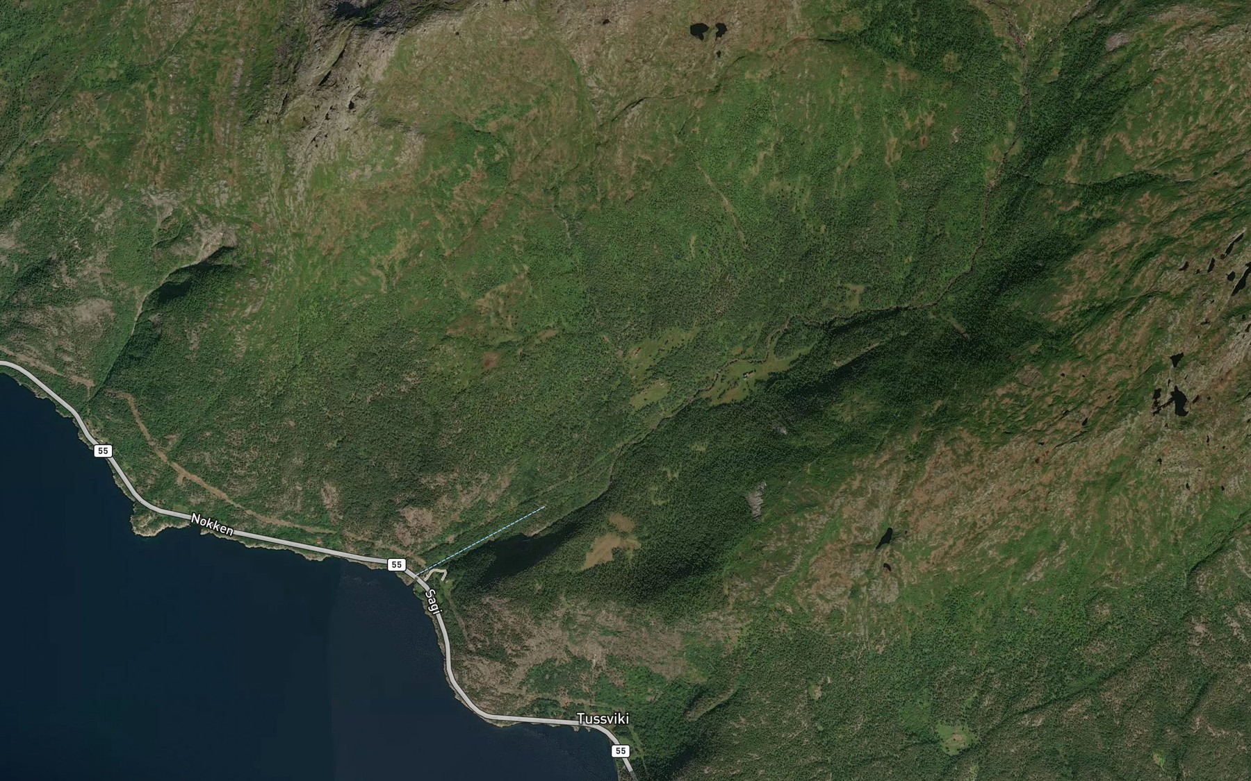 Satellite map of the Brattligrovi