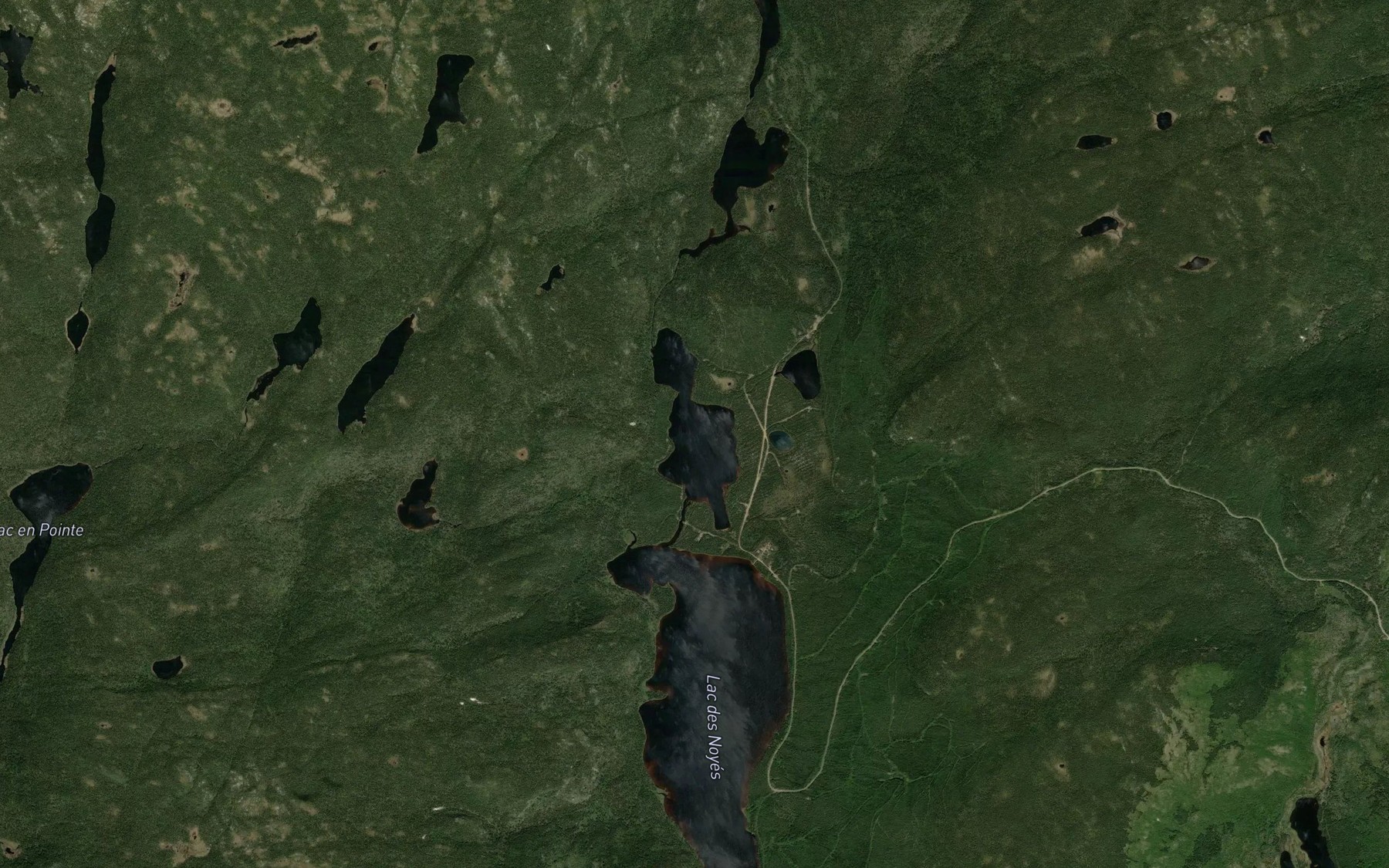 Satellite map of the Lac Lorinque