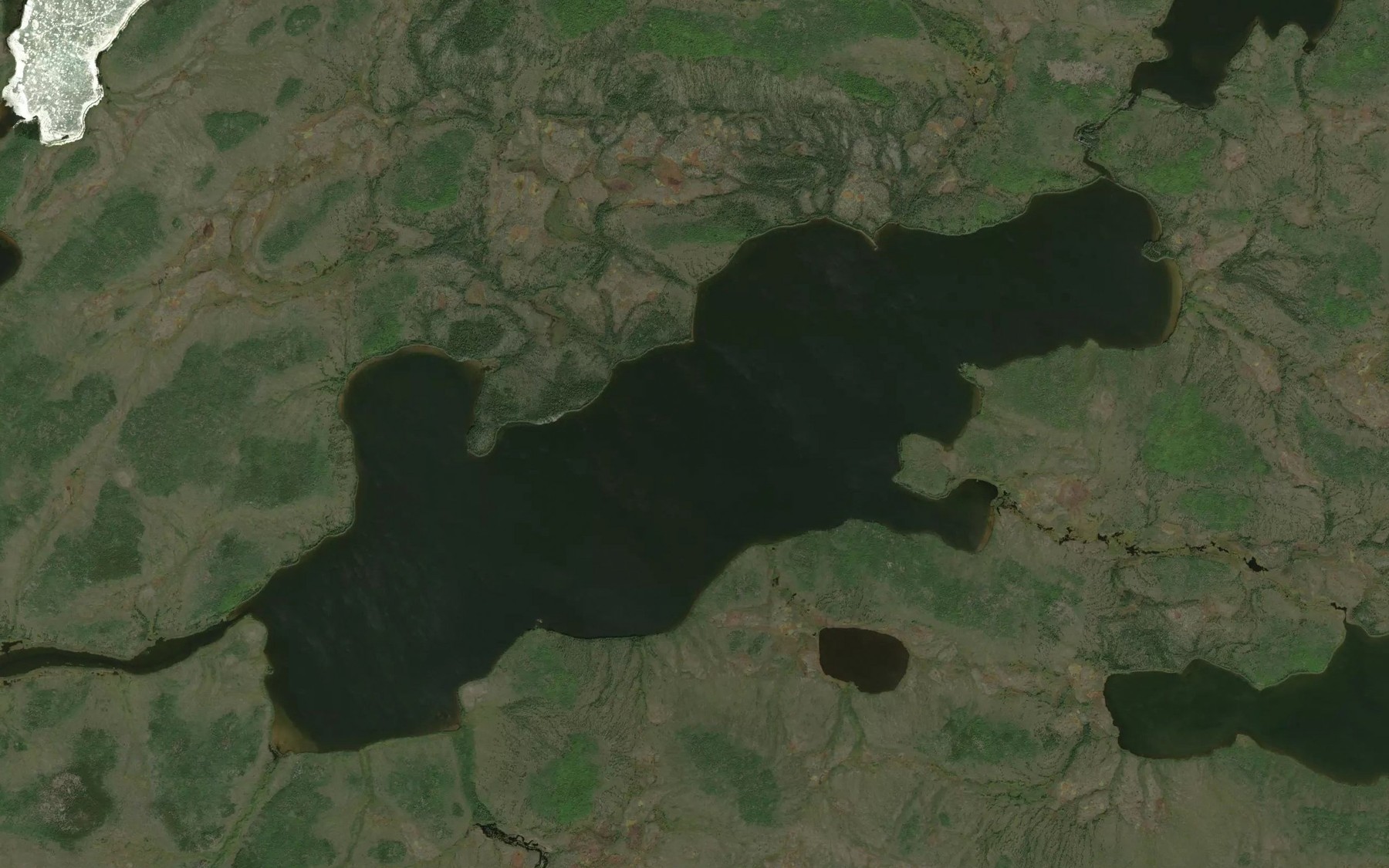 Satellite map of the KicheoskotimLake