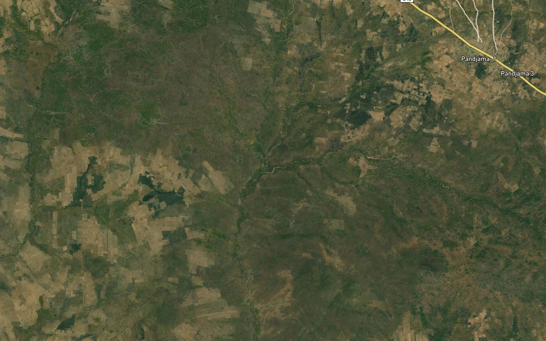 Satellite map of the Bala