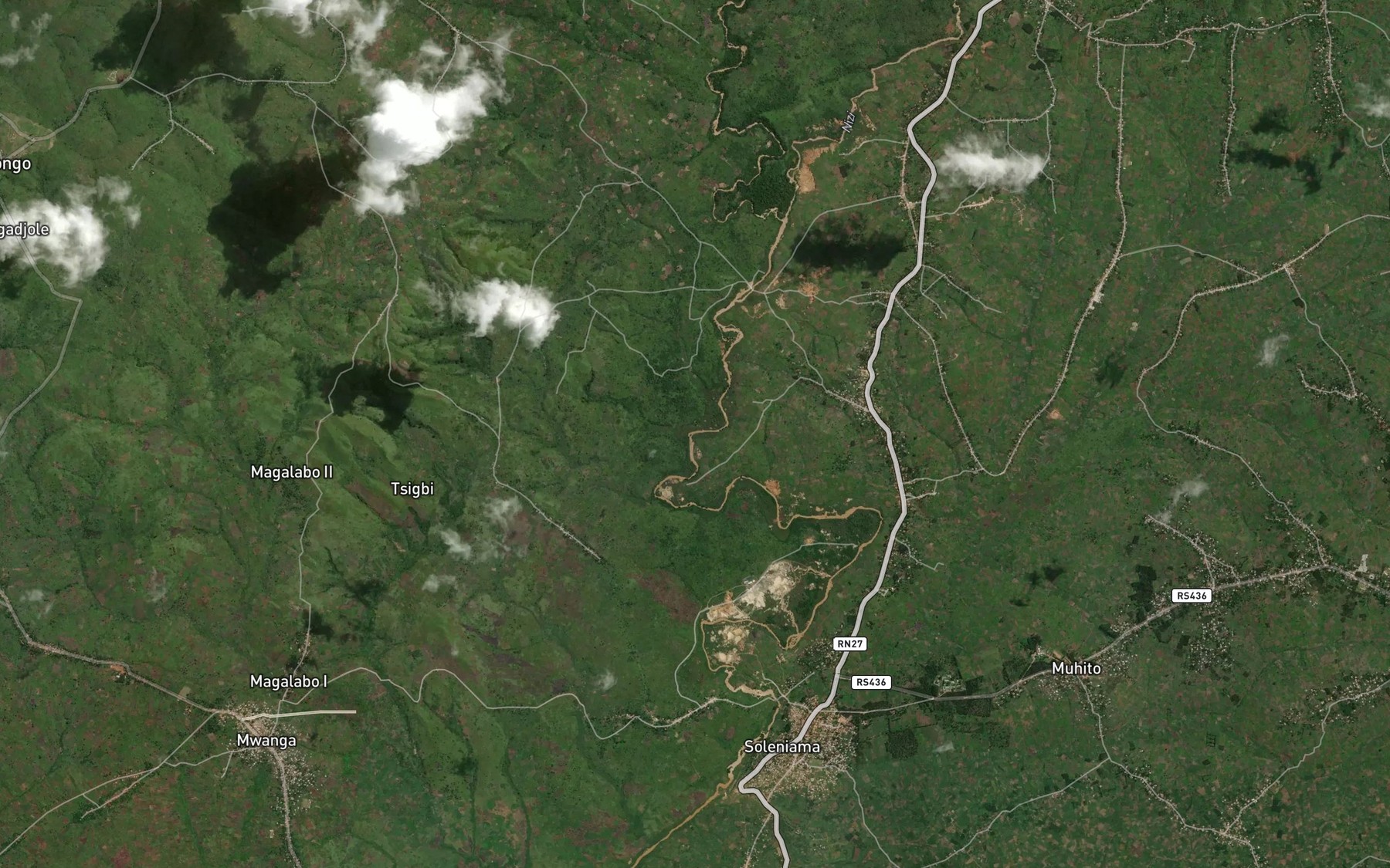 Satellite map of the Liba