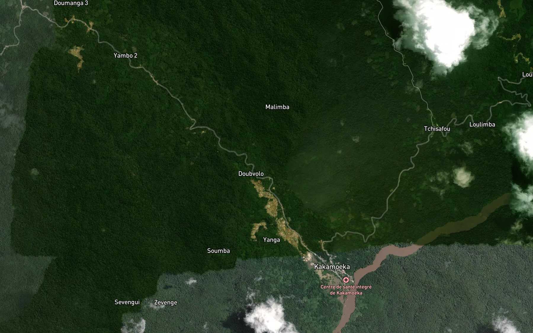 Satellite map of the Mbola