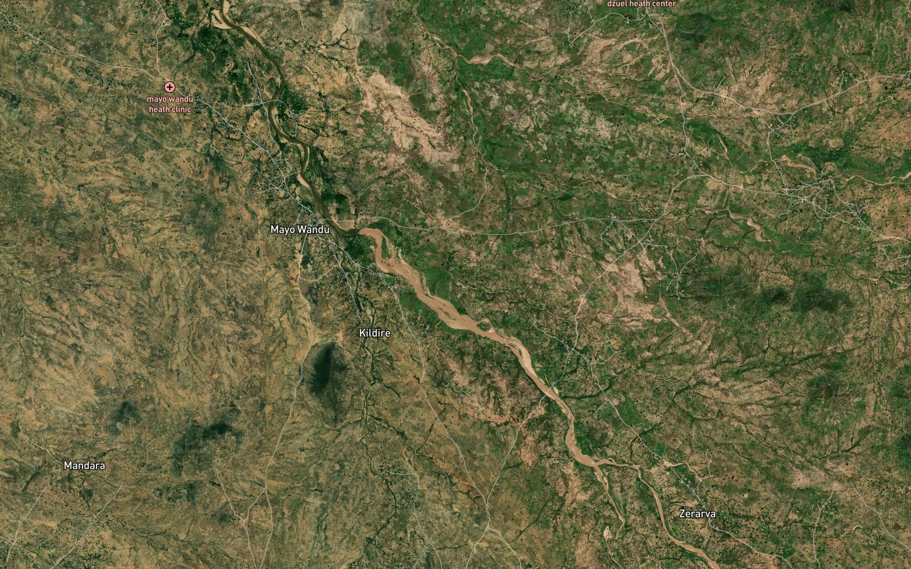 Satellite map of the Rafin Korzigau