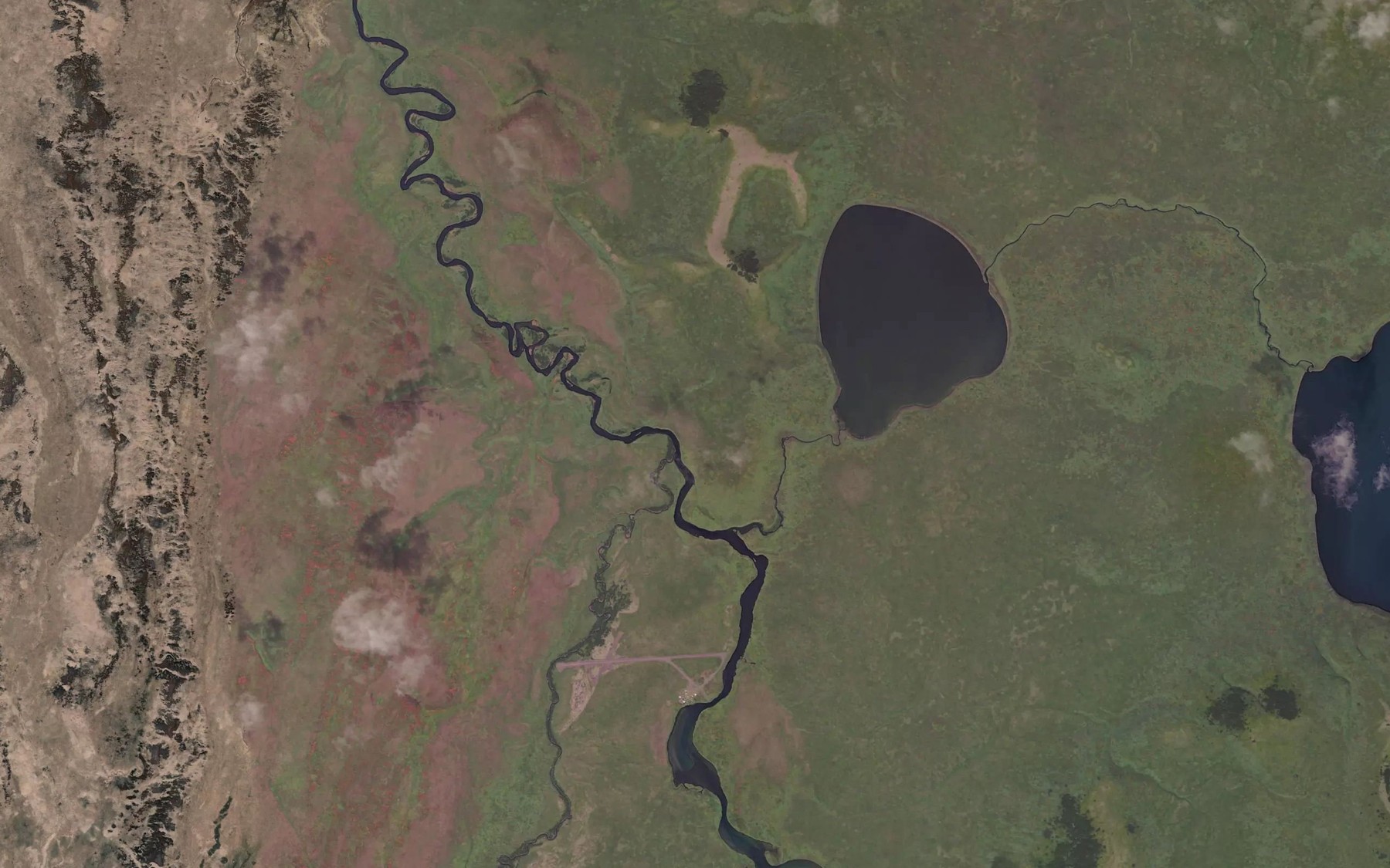 Satellite map of the Fracture Creek