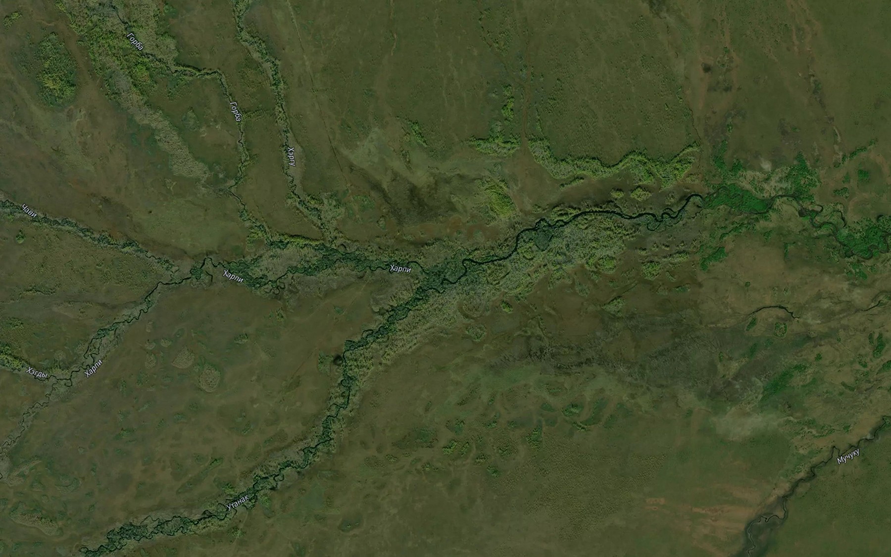 Satellite map of the Utanak