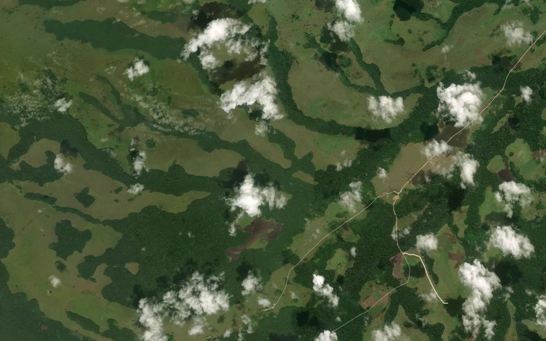 Satellite map of the Apopoko