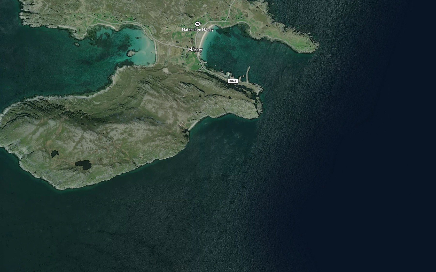 Satellite map of the Mollvikbukta