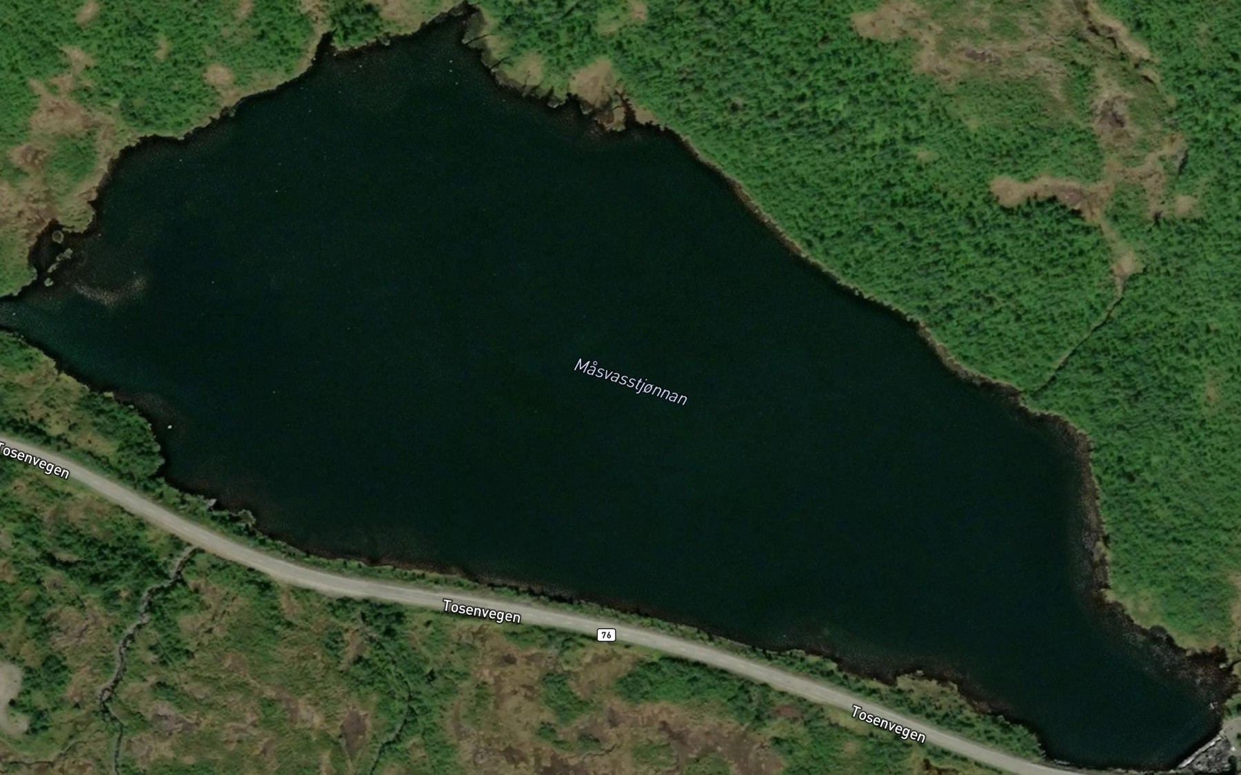 Satellite map of the Mosvasstjornan
