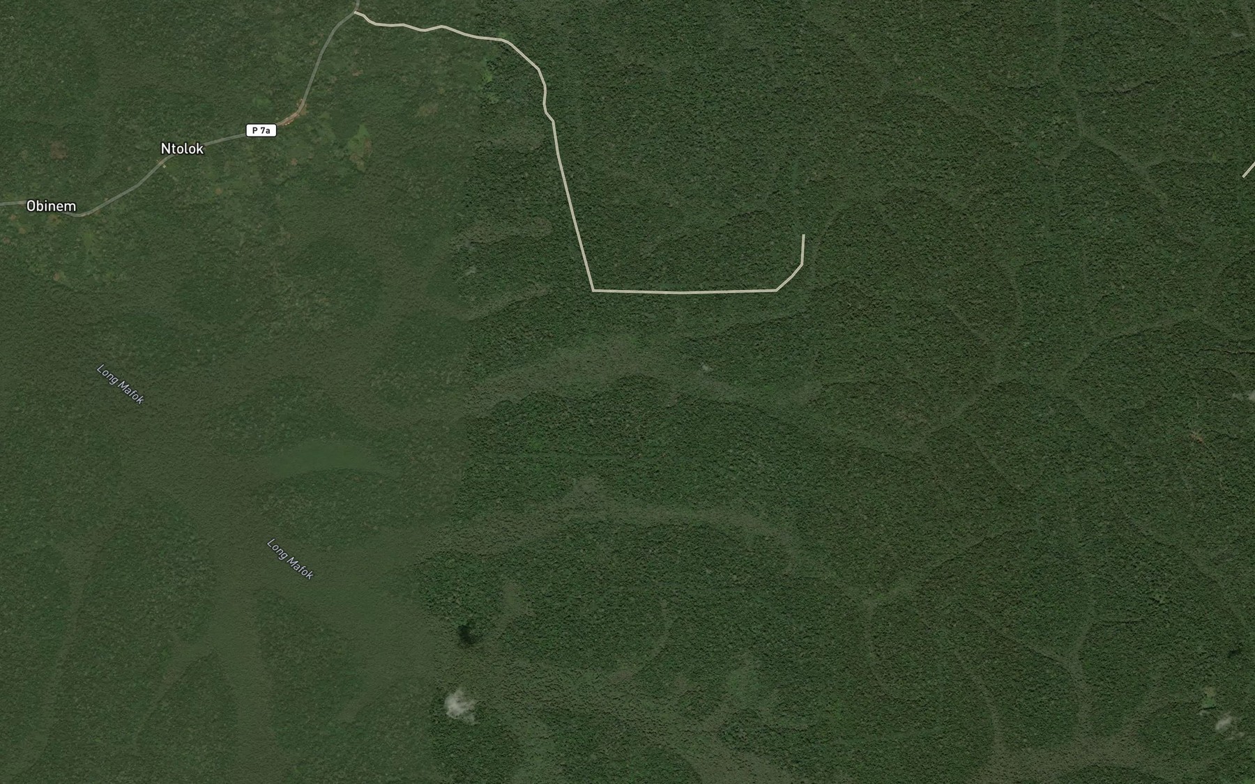 Satellite map of the Apodyo