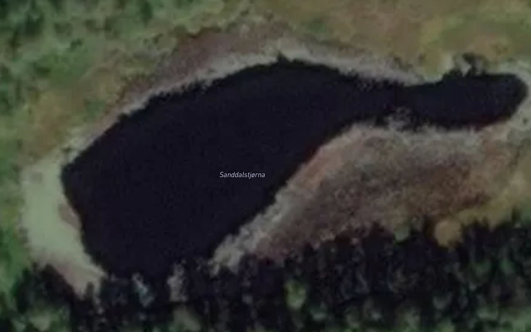 Satellite map of the Sanddalstjorna