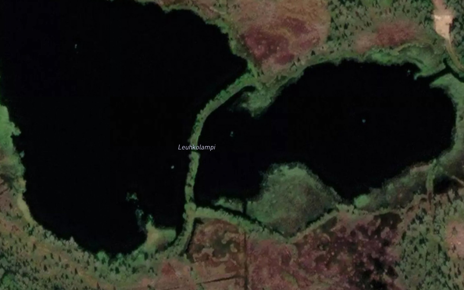 Satellite map of the Leuhkolampi
