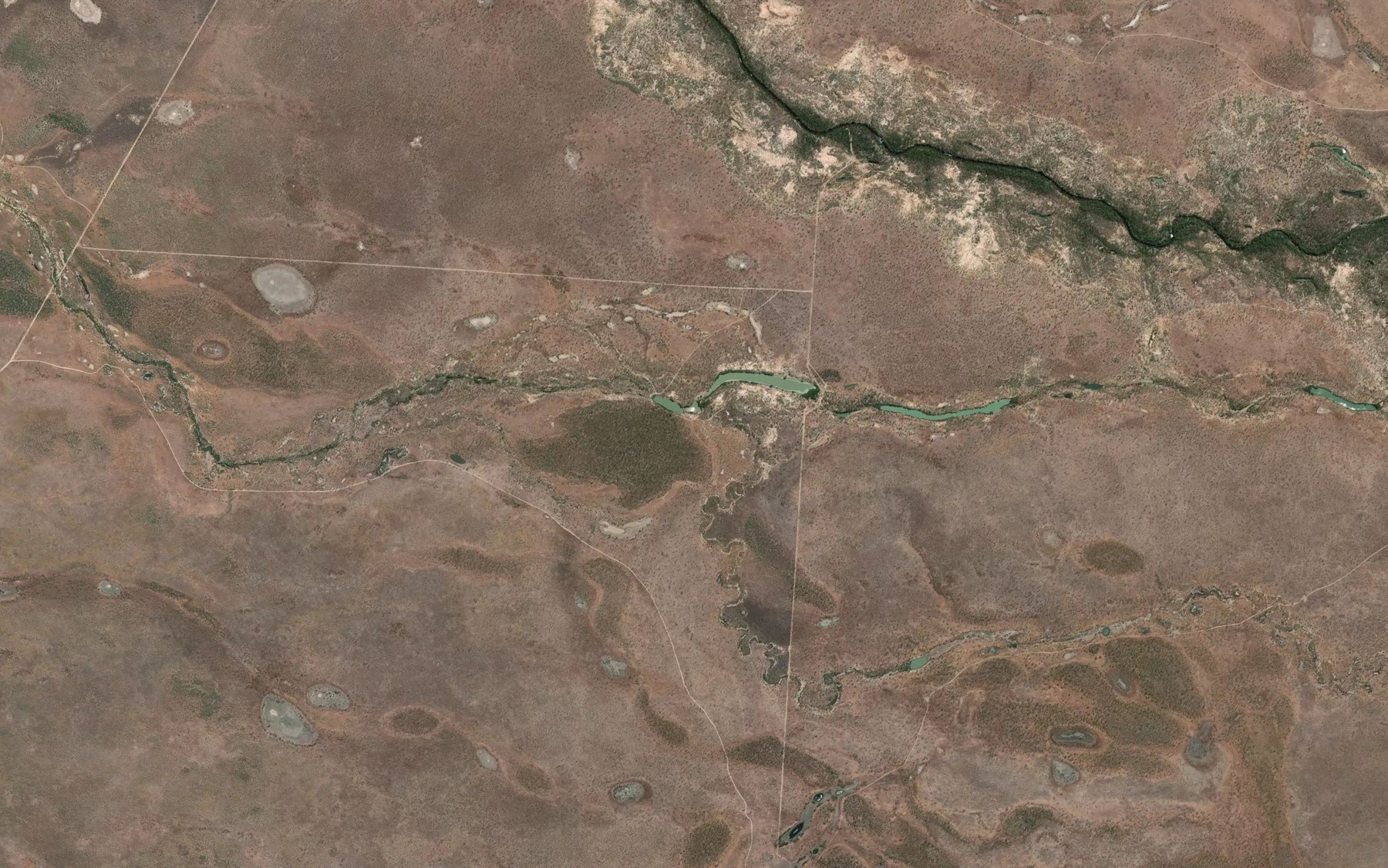 Satellite map of the Onion Creek