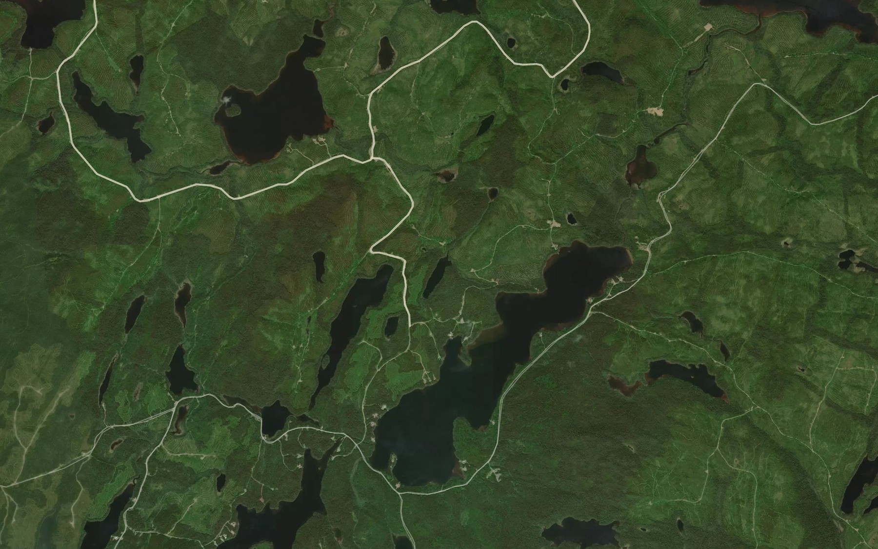 Satellite map of the Lac Amibe