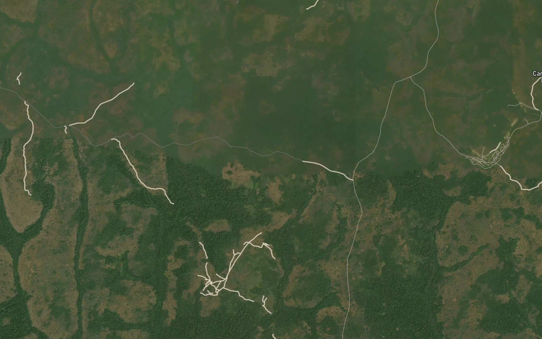 Satellite map of the Wey