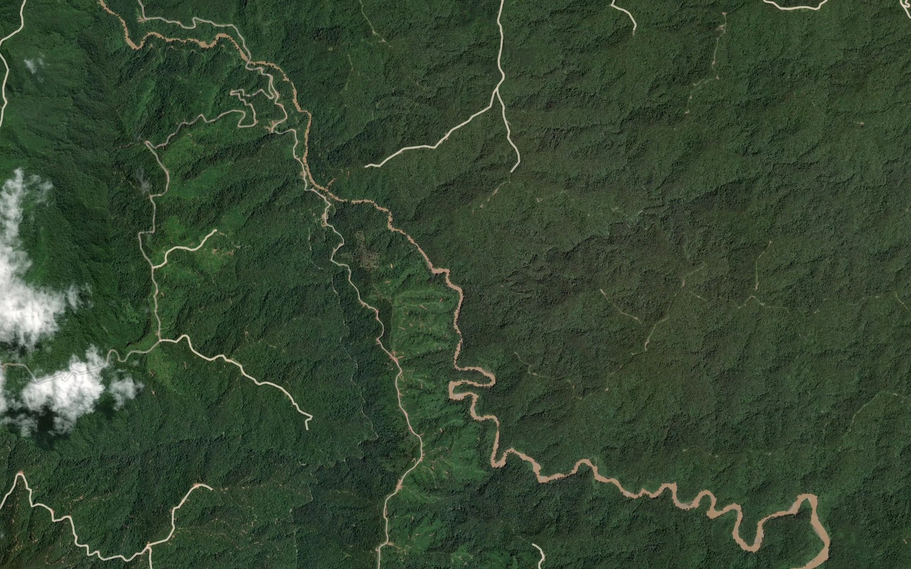 Satellite map of the Sungai Sepangeh