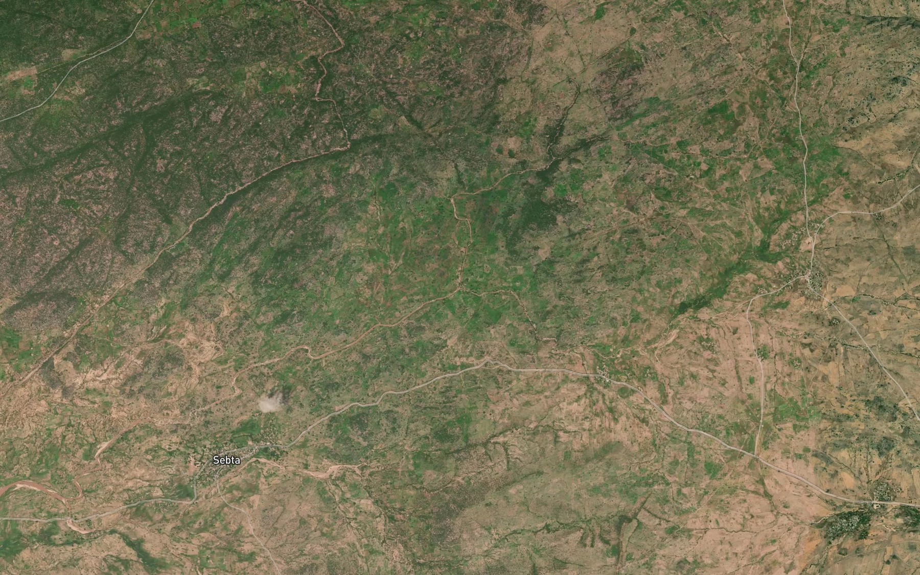 Satellite map of the MayoDole