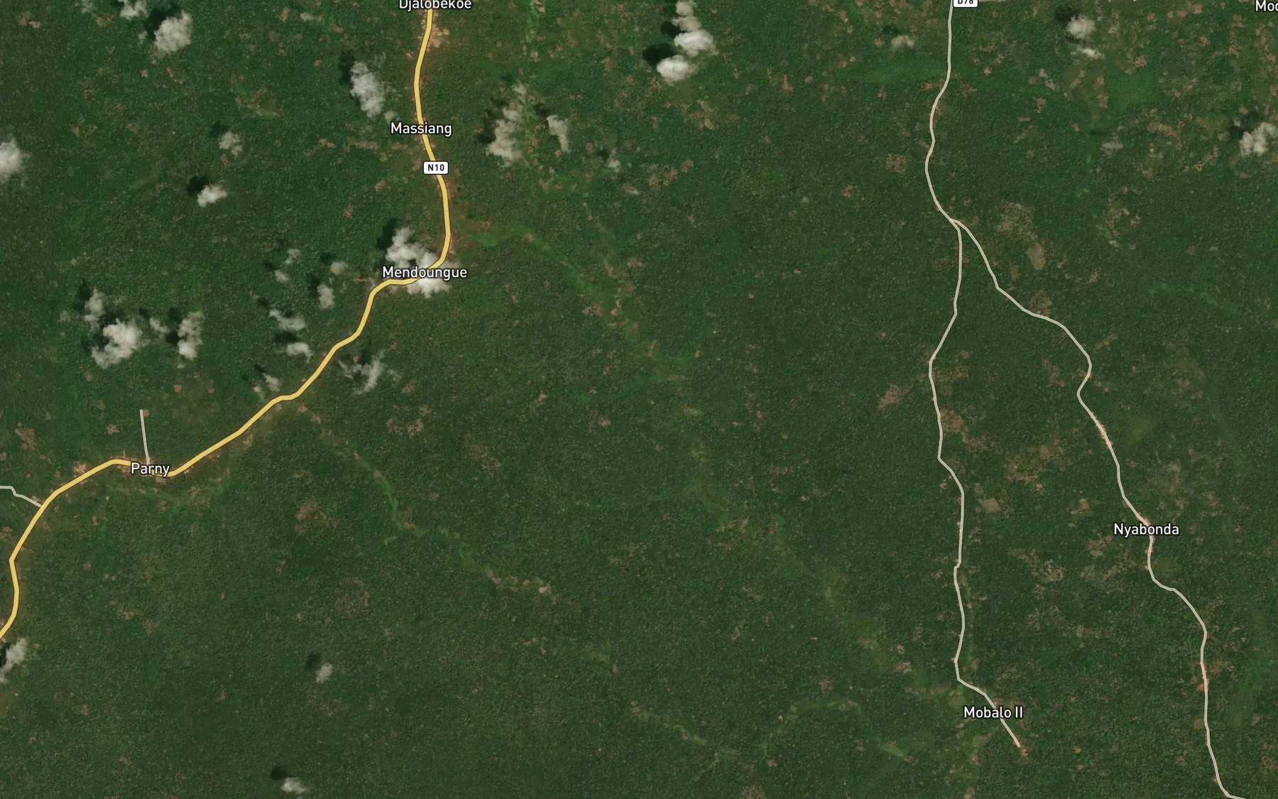 Satellite map of the Mwamedjam