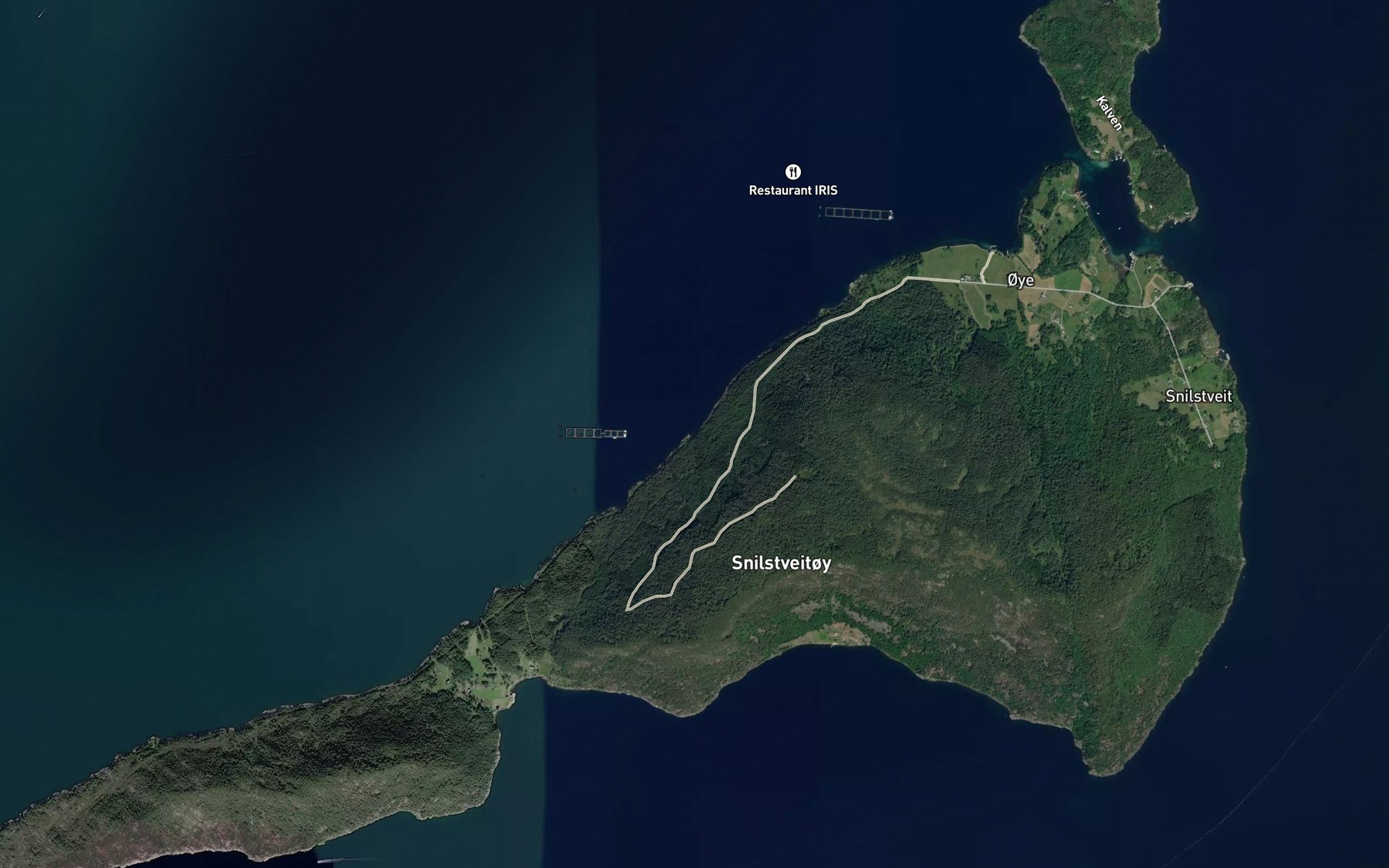 Satellite map of the Brandaskuta