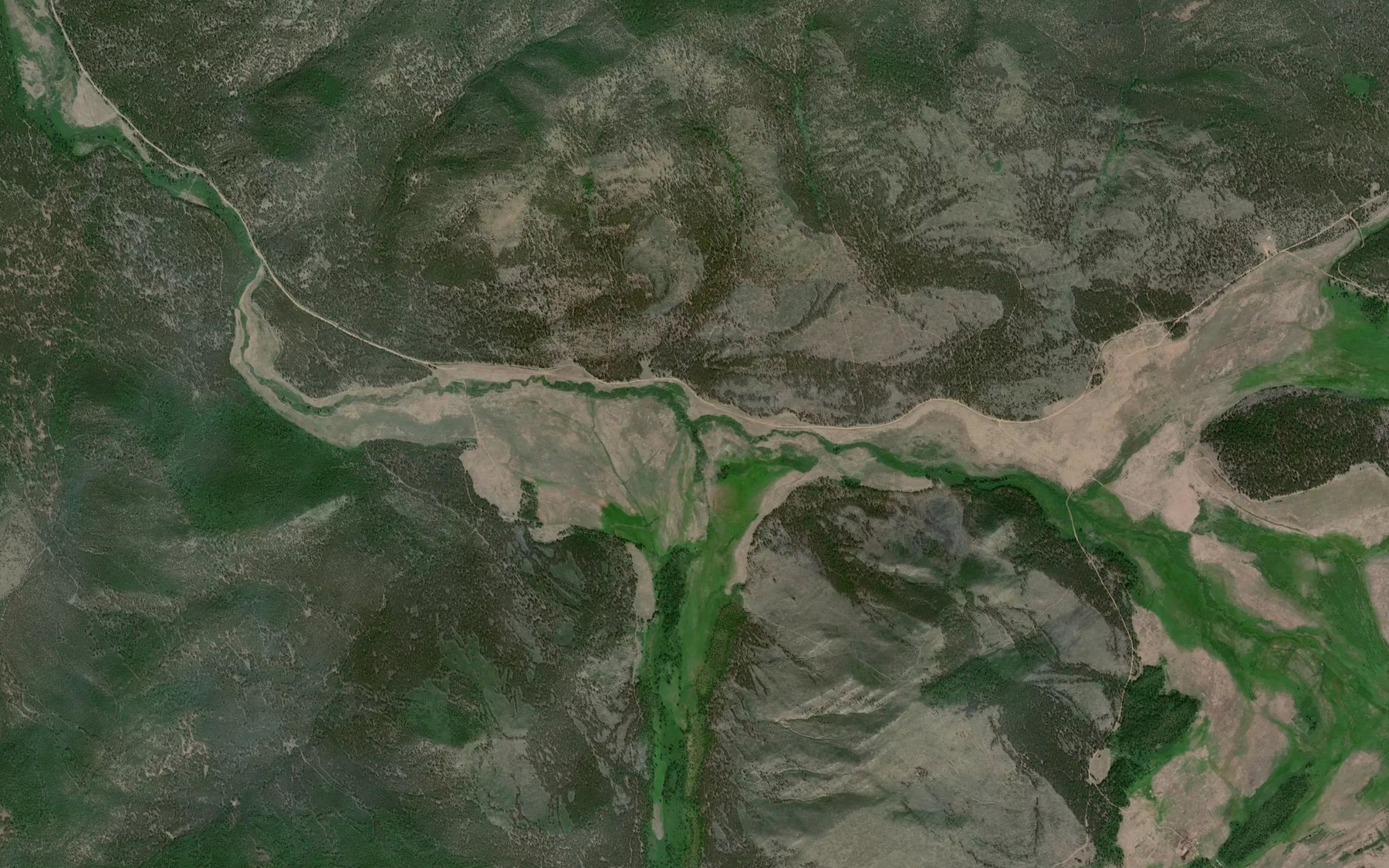 Satellite map of the Khusotyy
